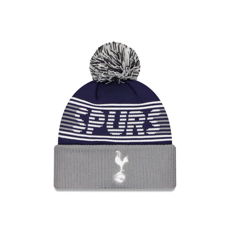Tottenham Hotspur FC Navy Pom Knit Hat made by New Era