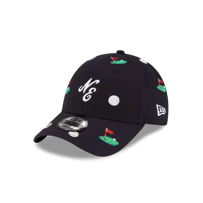 New Era Cap Golf Club All Over Print 9FORTY M-Crown Adjustable Hat made by New Era