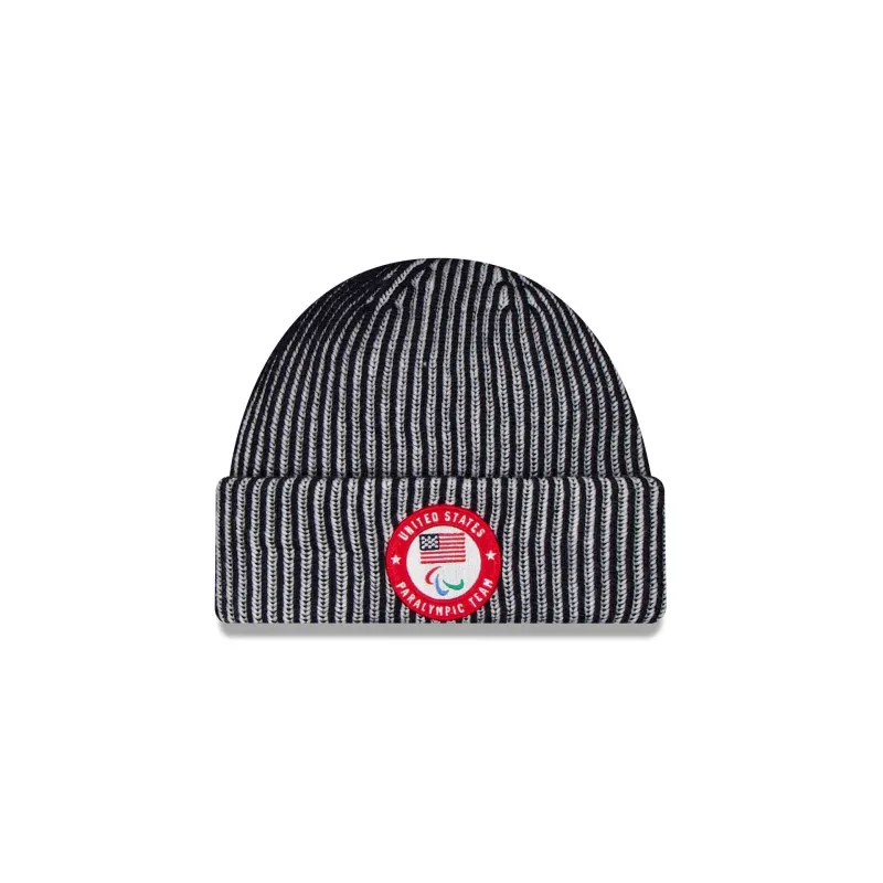 Team USA Winter Paralympics Cuff Knit Beanie Hat made by New Era