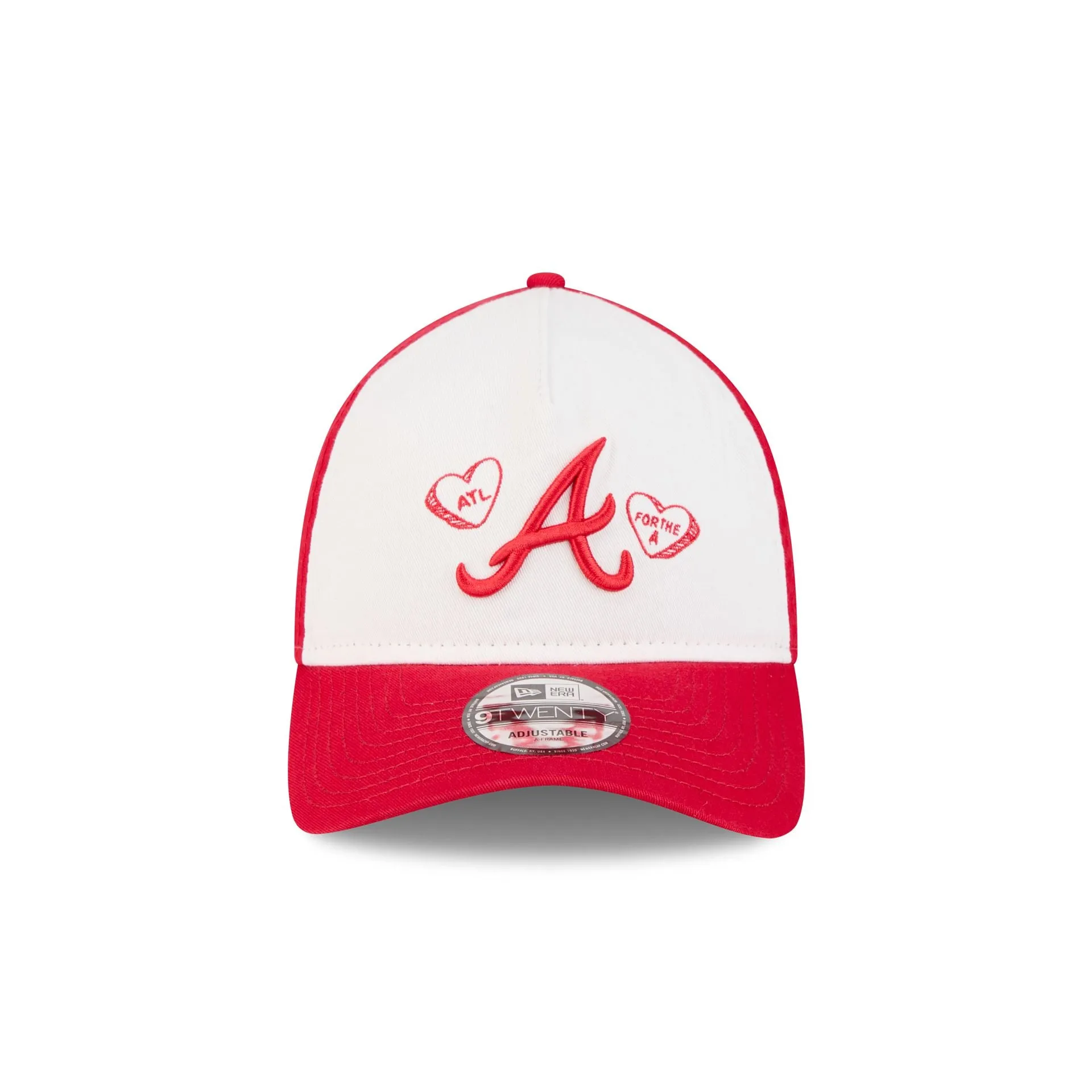 Atlanta Braves Conversation Hearts 9TWENTY A-Frame Adjustable Hat sold by New Era product image thumbnail 2