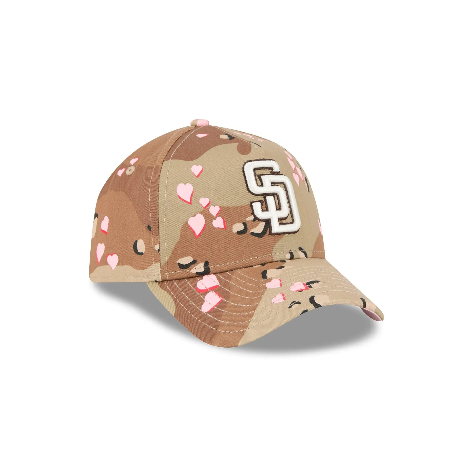 San Diego Padres Camo Hearts 9FORTY A-Frame Snapback Hat sold by New Era product image thumbnail 3
