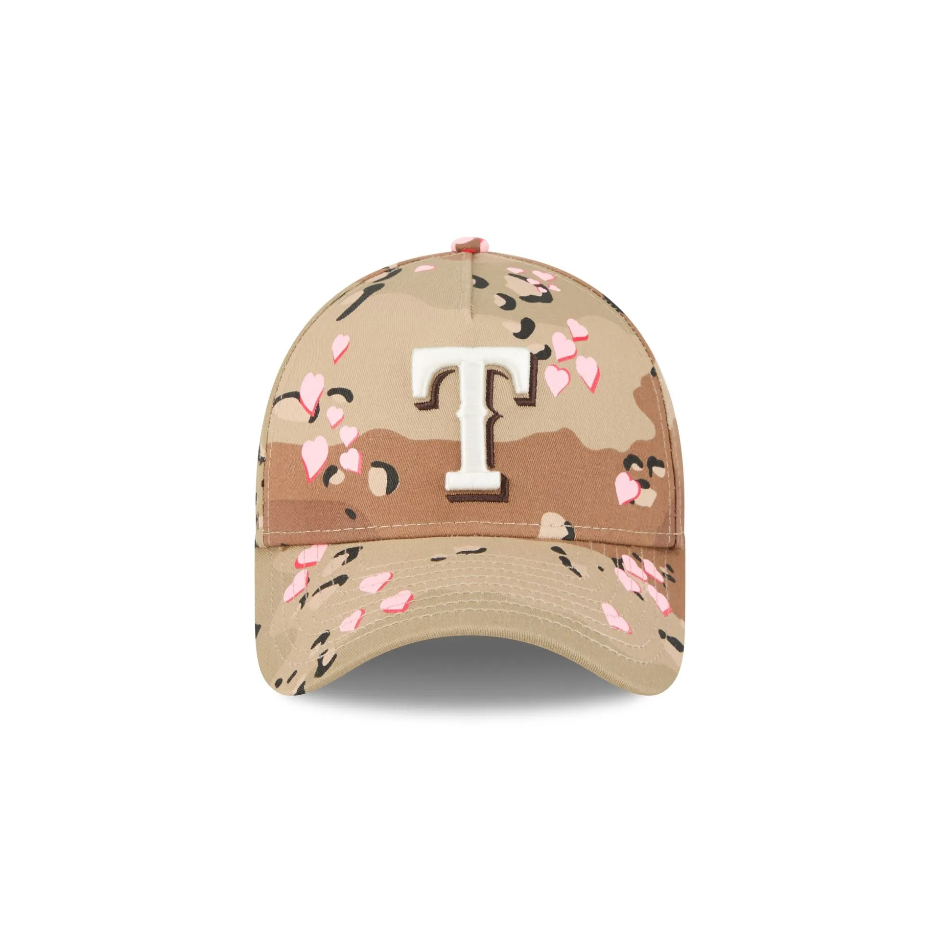 Texas Rangers Camo Hearts 9FORTY A-Frame Snapback Hat sold by New Era product image thumbnail 2