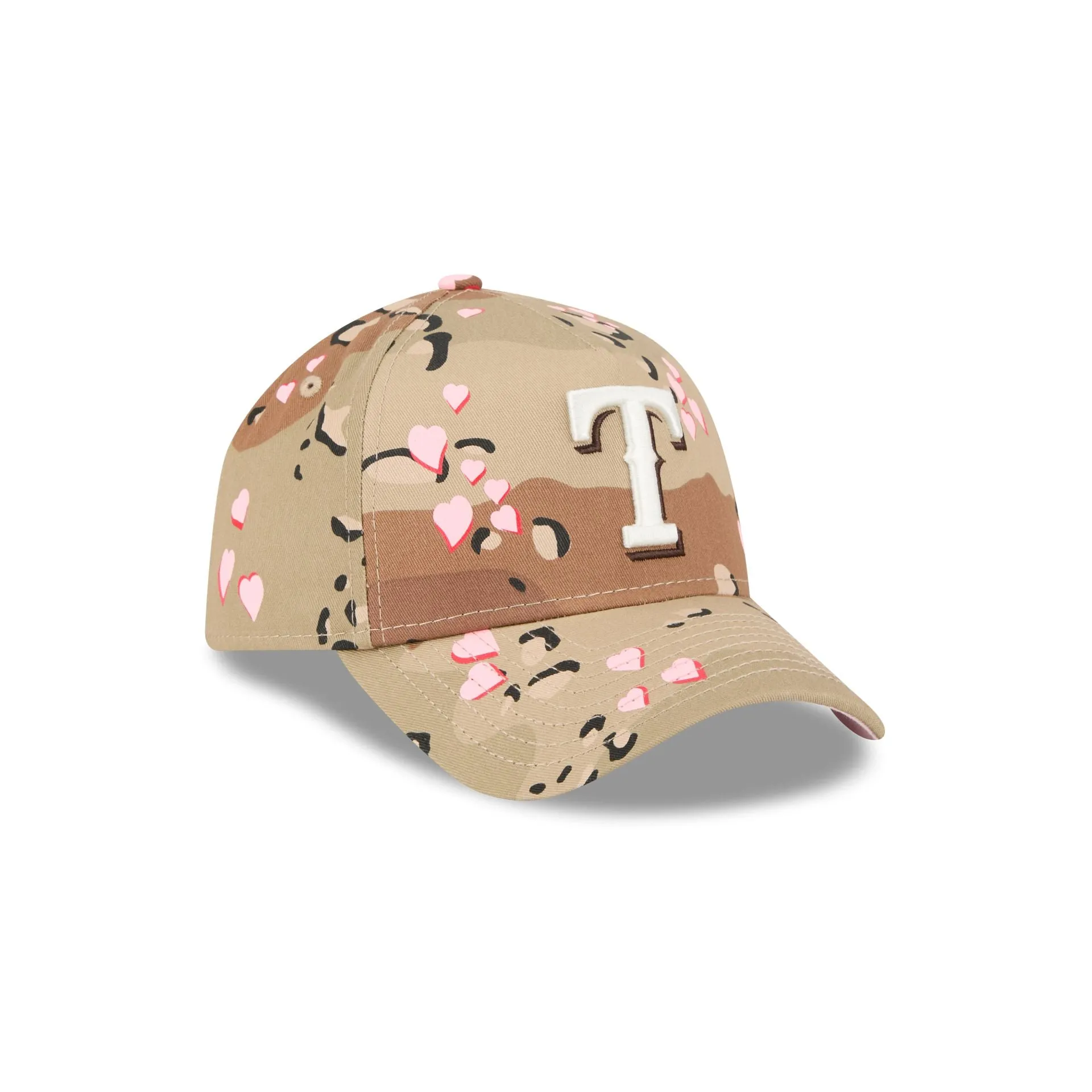 Texas Rangers Camo Hearts 9FORTY A-Frame Snapback Hat sold by New Era product image thumbnail 3