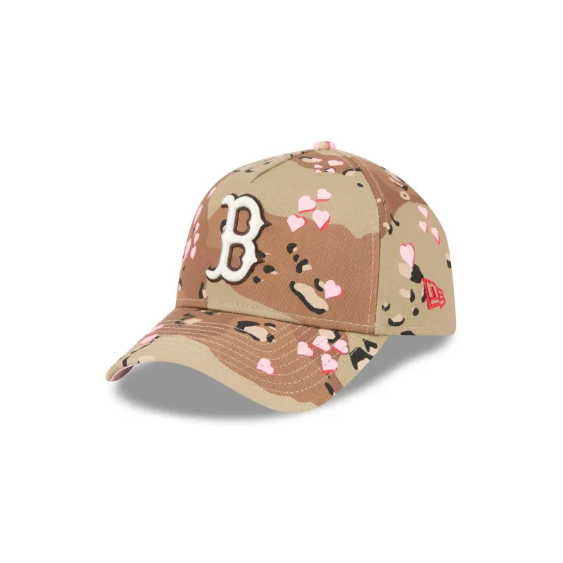 Boston Red Sox Camo Hearts 9FORTY A-Frame Snapback Hat sold by New Era