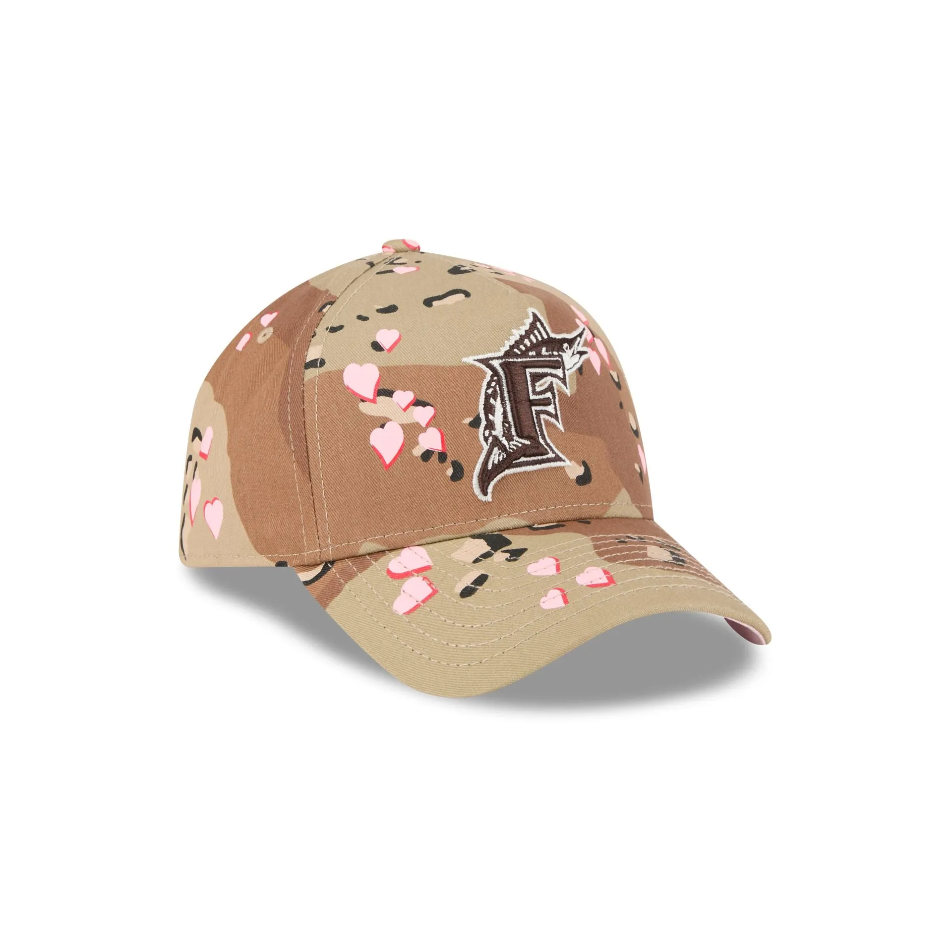Miami Marlins Camo Hearts 9FORTY A-Frame Snapback Hat sold by New Era product image thumbnail 3