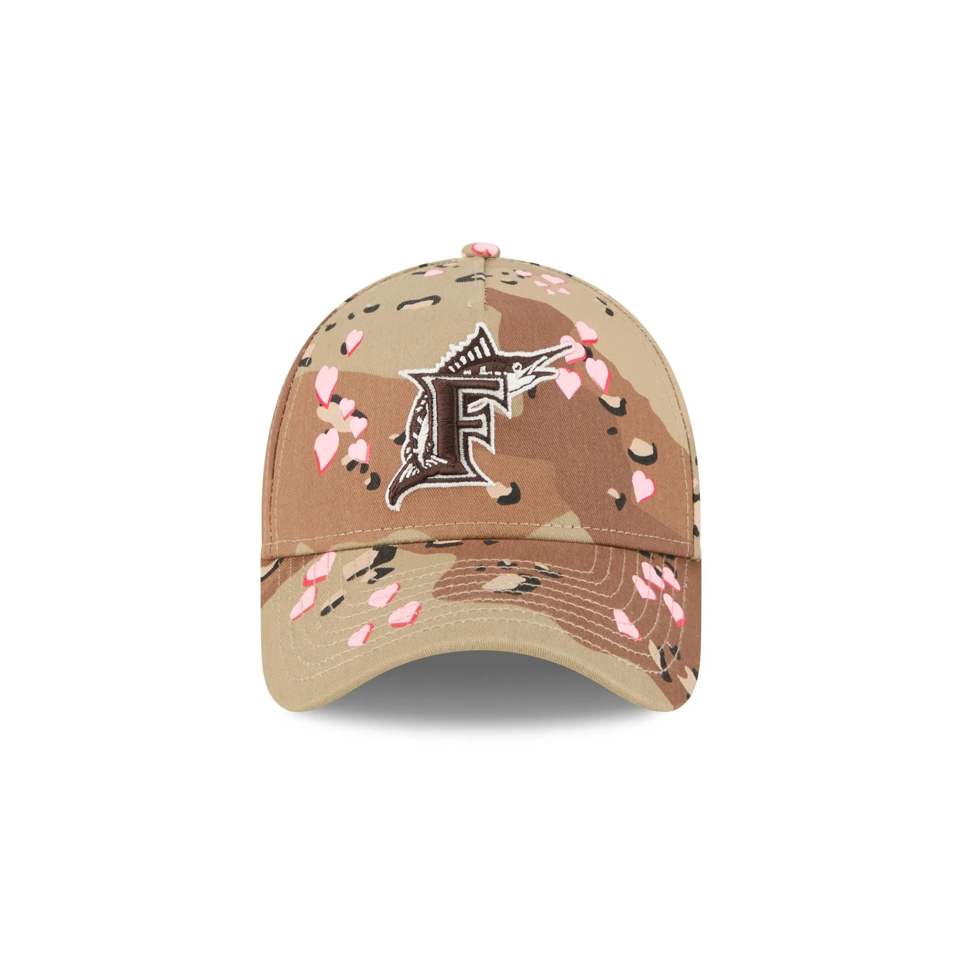 Miami Marlins Camo Hearts 9FORTY A-Frame Snapback Hat sold by New Era product image thumbnail 2