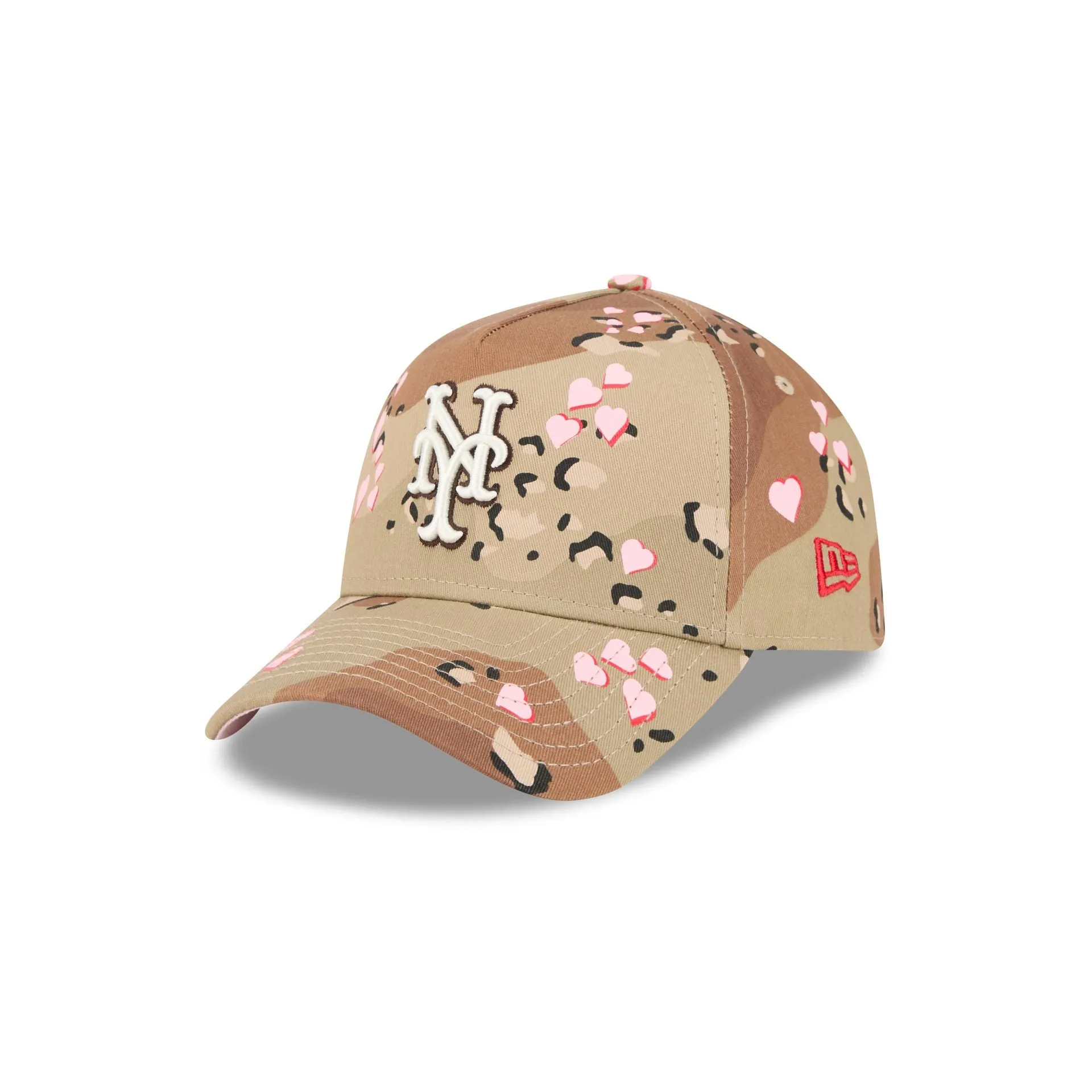 New York Mets Camo Hearts 9FORTY A-Frame Snapback Hat sold by New Era