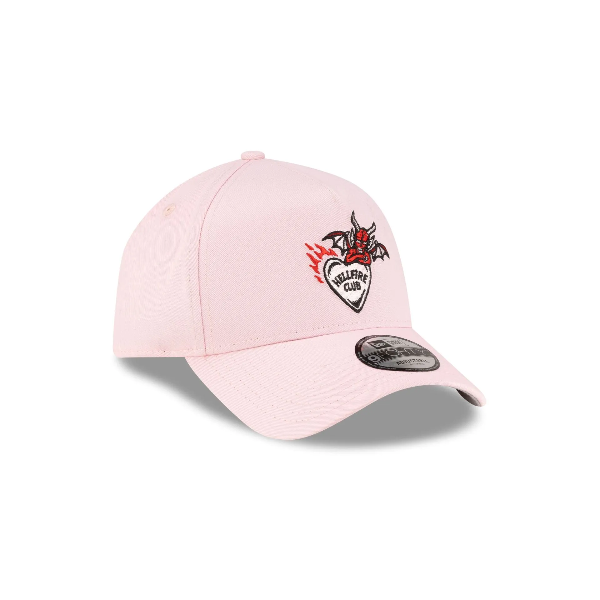 Stranger Things Hellfire Club Pink 9FORTY A-Frame Snapback Hat sold by New Era product image thumbnail 3