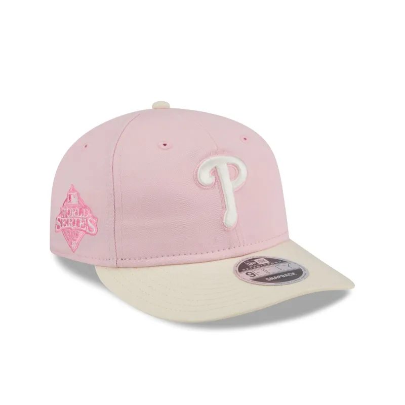 Philadelphia Phillies Light Pink 9FIFTY Snapback Hat sold by New Era