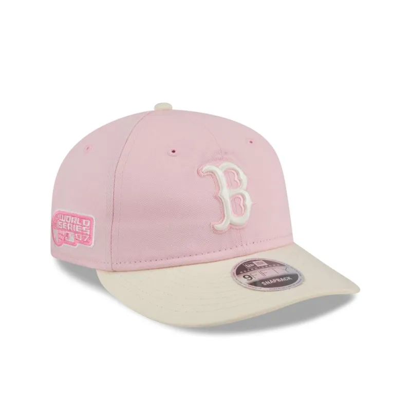 Boston Red Sox Light Pink 9FIFTY Snapback Hat sold by New Era