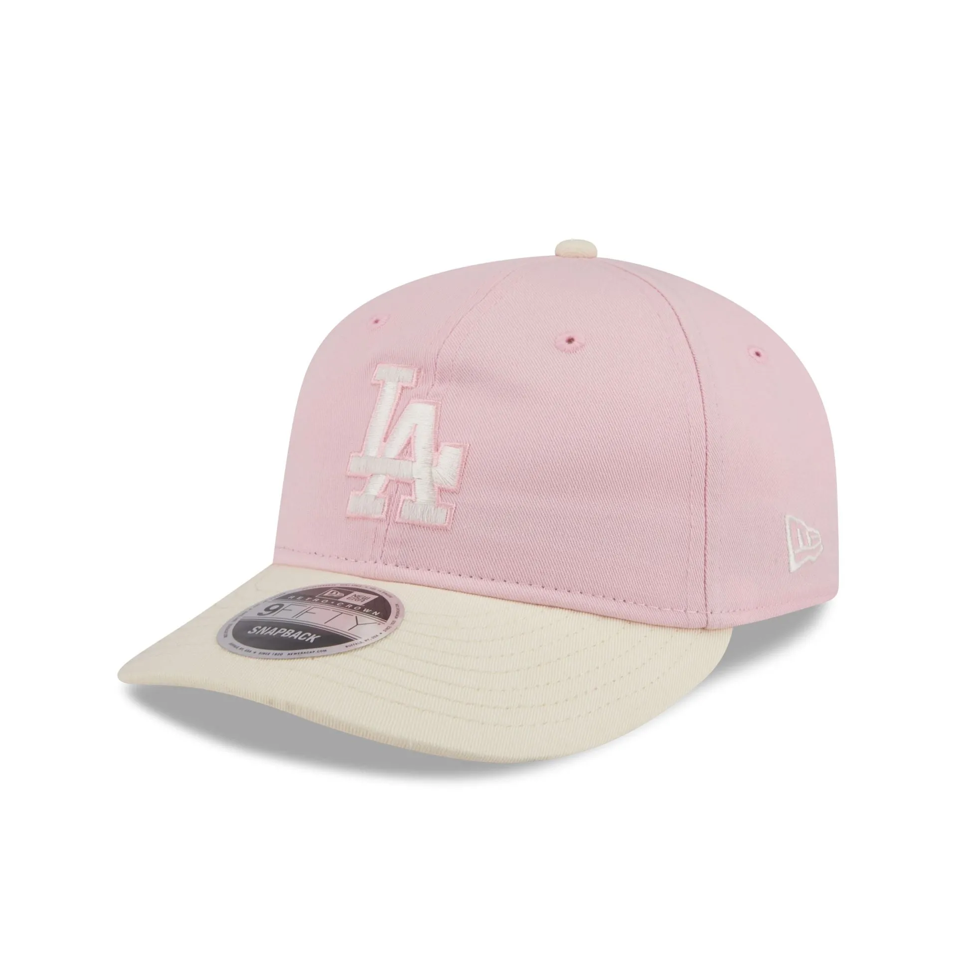 Los Angeles Dodgers Light Pink 9FIFTY Snapback Hat sold by New Era product image thumbnail 3