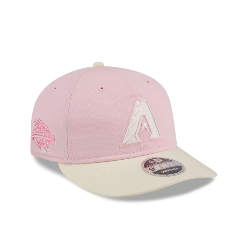 Arizona Diamondbacks Light Pink Retro Crown 9FIFTY Snapback Hat sold by New Era