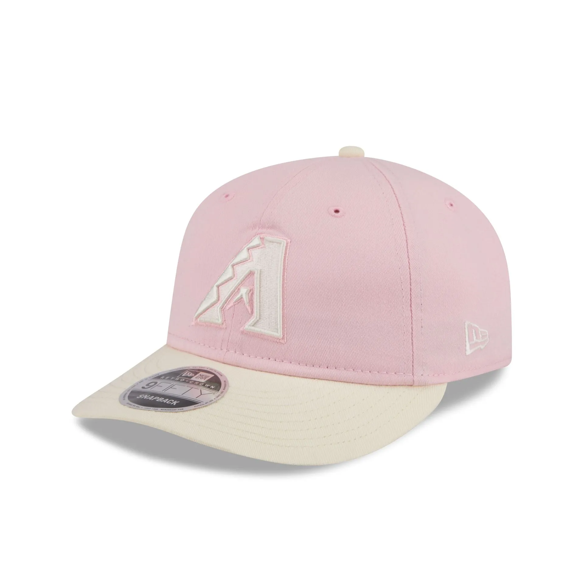 Arizona Diamondbacks Light Pink Retro Crown 9FIFTY Snapback Hat sold by New Era product image thumbnail 3