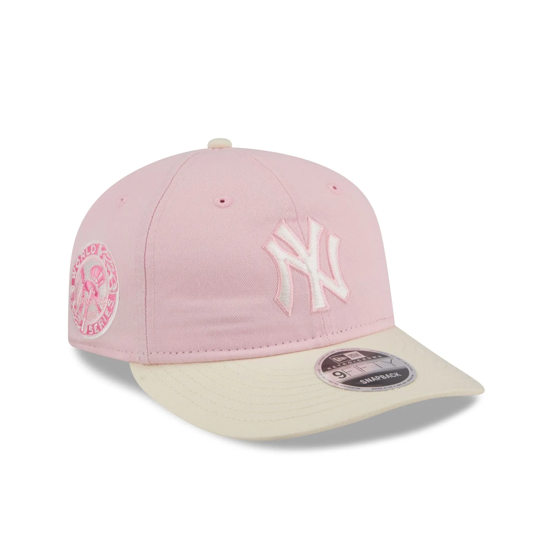 New York Yankees Light Pink 9FIFTY Snapback Hat sold by New Era