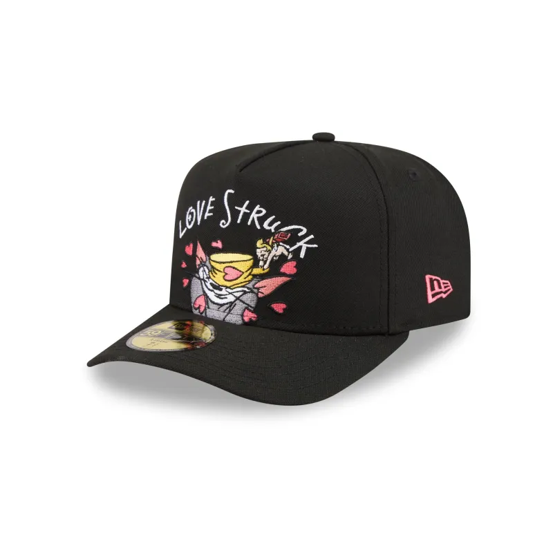 Tom and Jerry Love Struck 59FIFTY A-Frame Fitted Hat sold by New Era