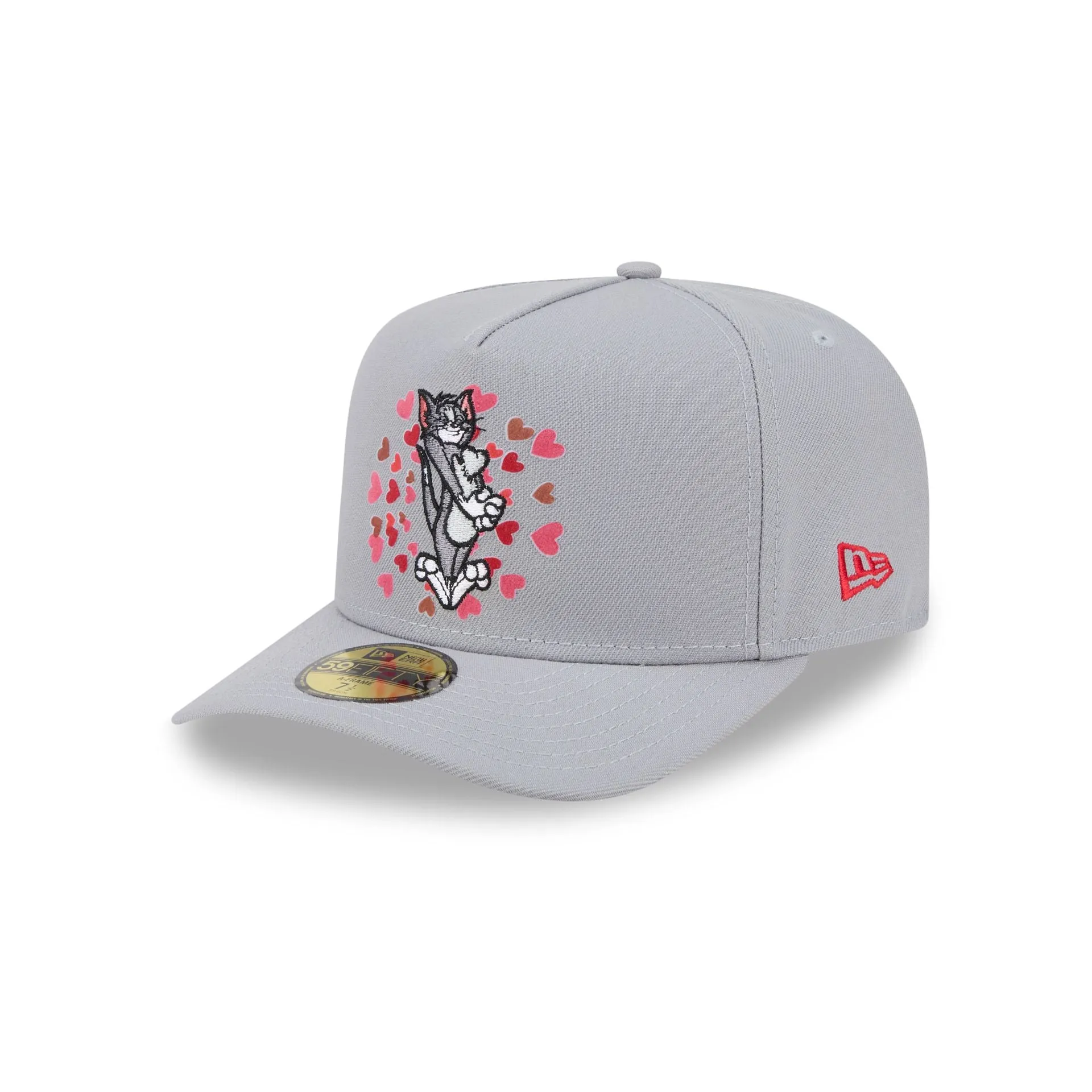 Tom and Jerry Hearts 59FIFTY A-Frame Fitted Hat sold by New Era