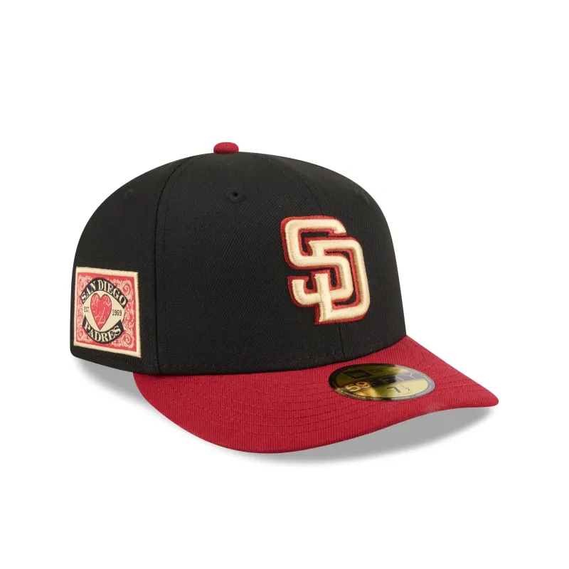 San Diego Padres Team Cards 59FIFTY Fitted Hat sold by New Era