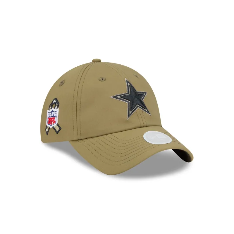 Dallas Cowboys 2025 Salute to Service Women's Open Back Ponytail Hat sold by New Era