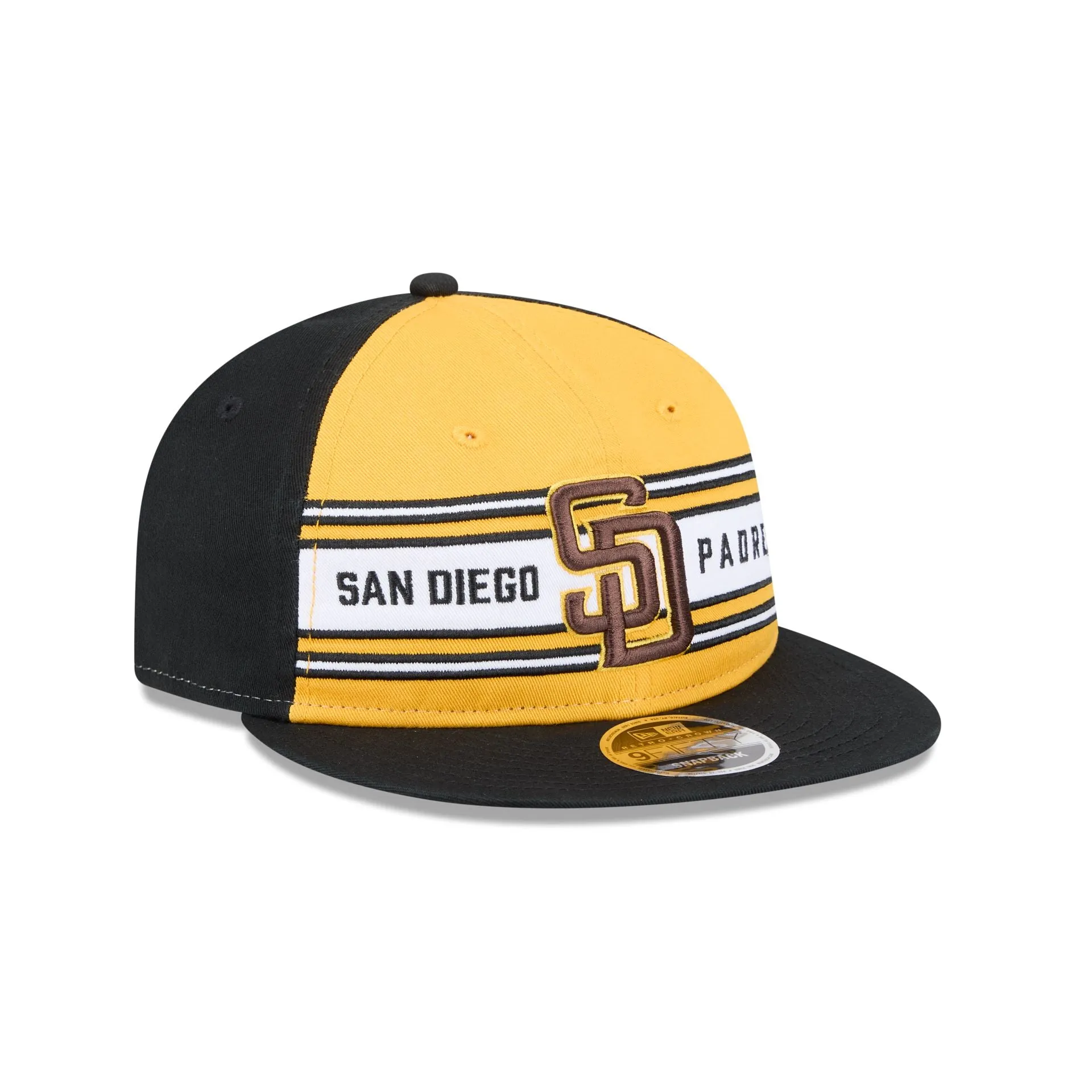 San Diego Padres Team Stripes Retro Crown 9FIFTY Snapback Hat sold by New Era product image thumbnail 3