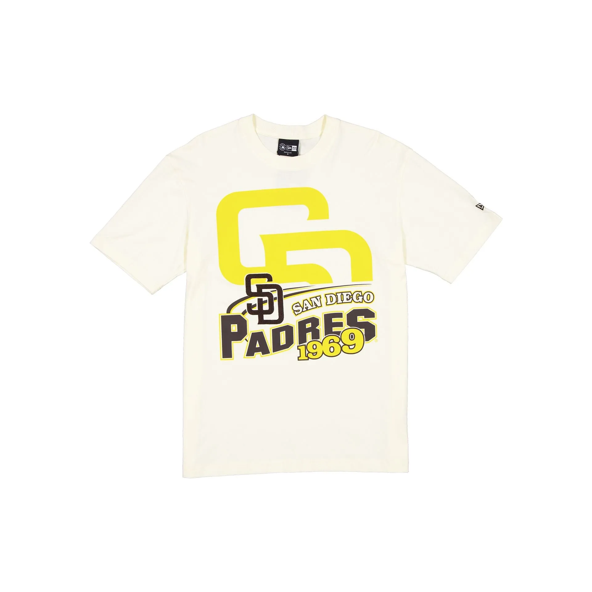 San Diego Padres Retro Chrome White T-Shirt sold by New Era