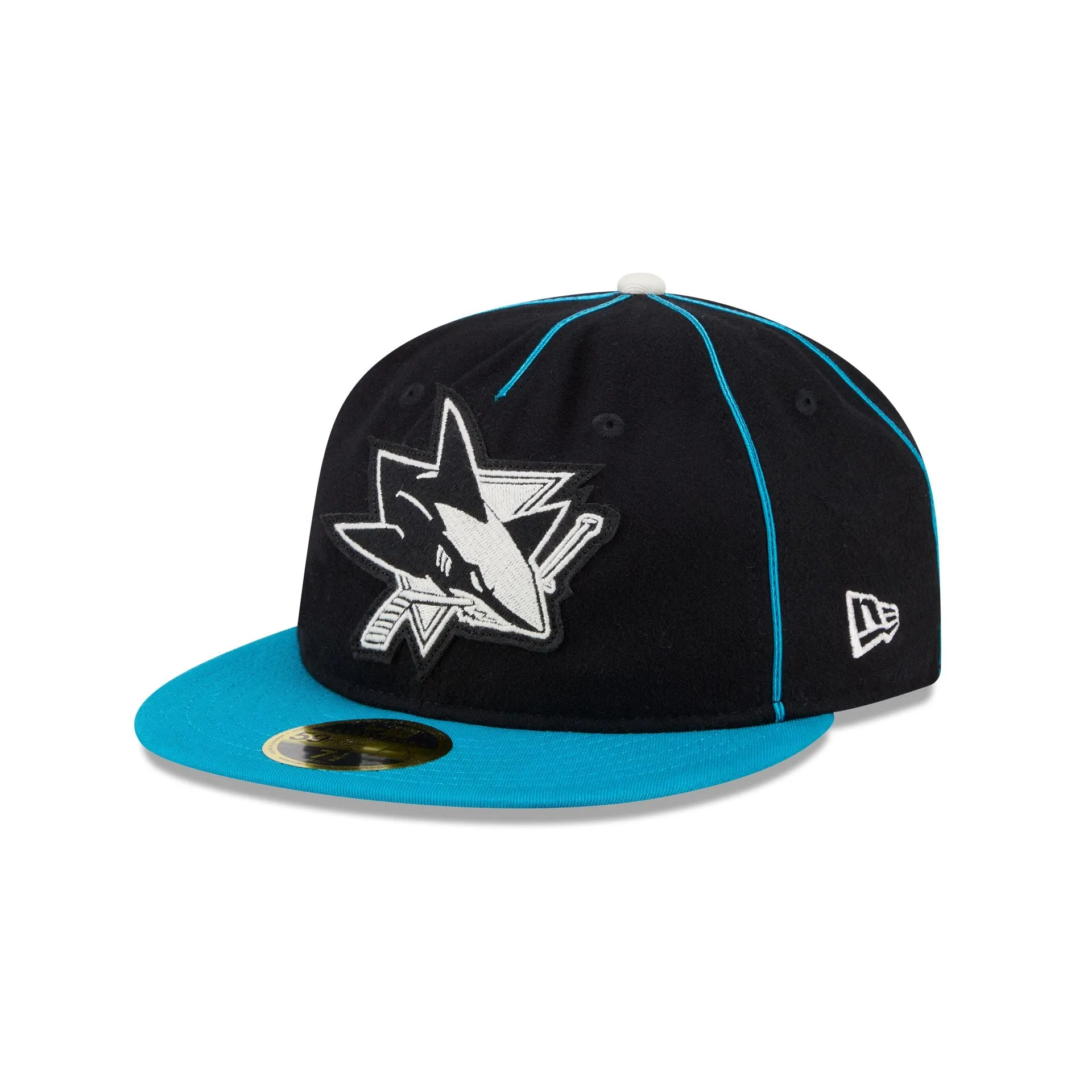 San Jose Sharks Felt Logo Retro Crown 59FIFTY Fitted Hat sold by New Era product image thumbnail 3