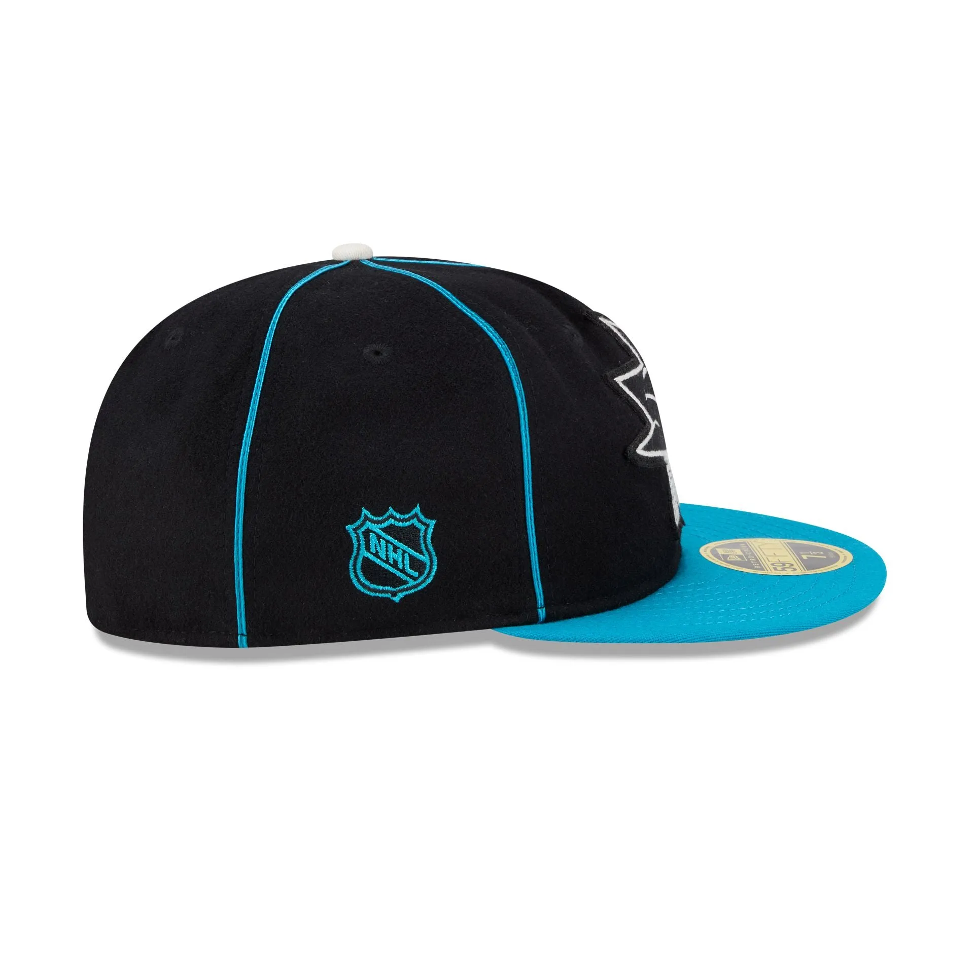 San Jose Sharks Felt Logo Retro Crown 59FIFTY Fitted Hat sold by New Era product image thumbnail 4