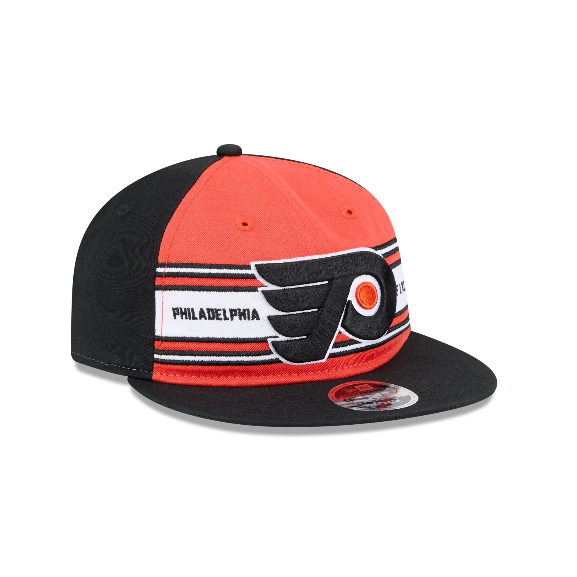 Philadelphia Flyers Team Stripes Retro Crown 9FIFTY Snapback Hat sold by New Era product image thumbnail 3