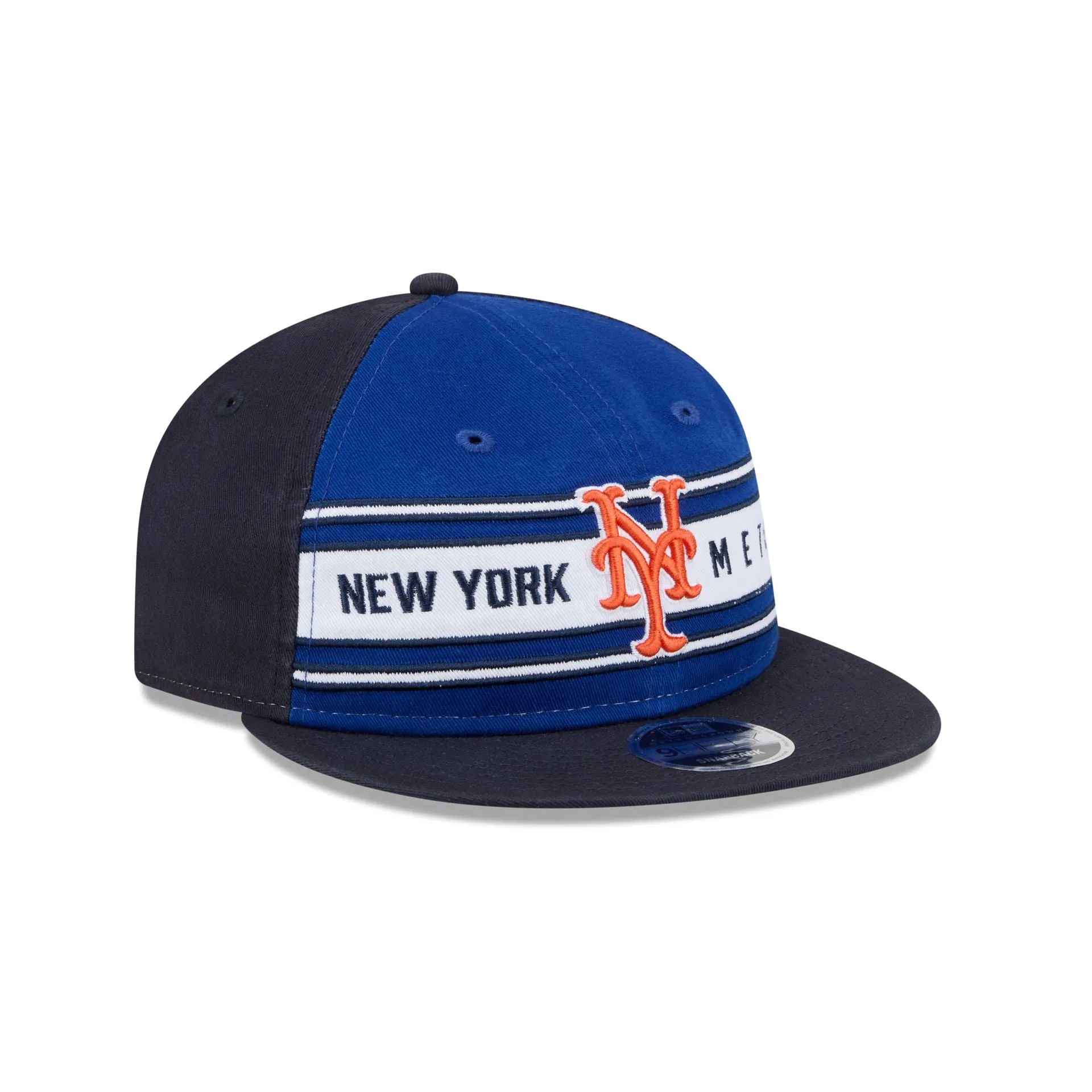 New York Mets Team Stripes Retro Crown 9FIFTY Snapback Hat sold by New Era product image thumbnail 3