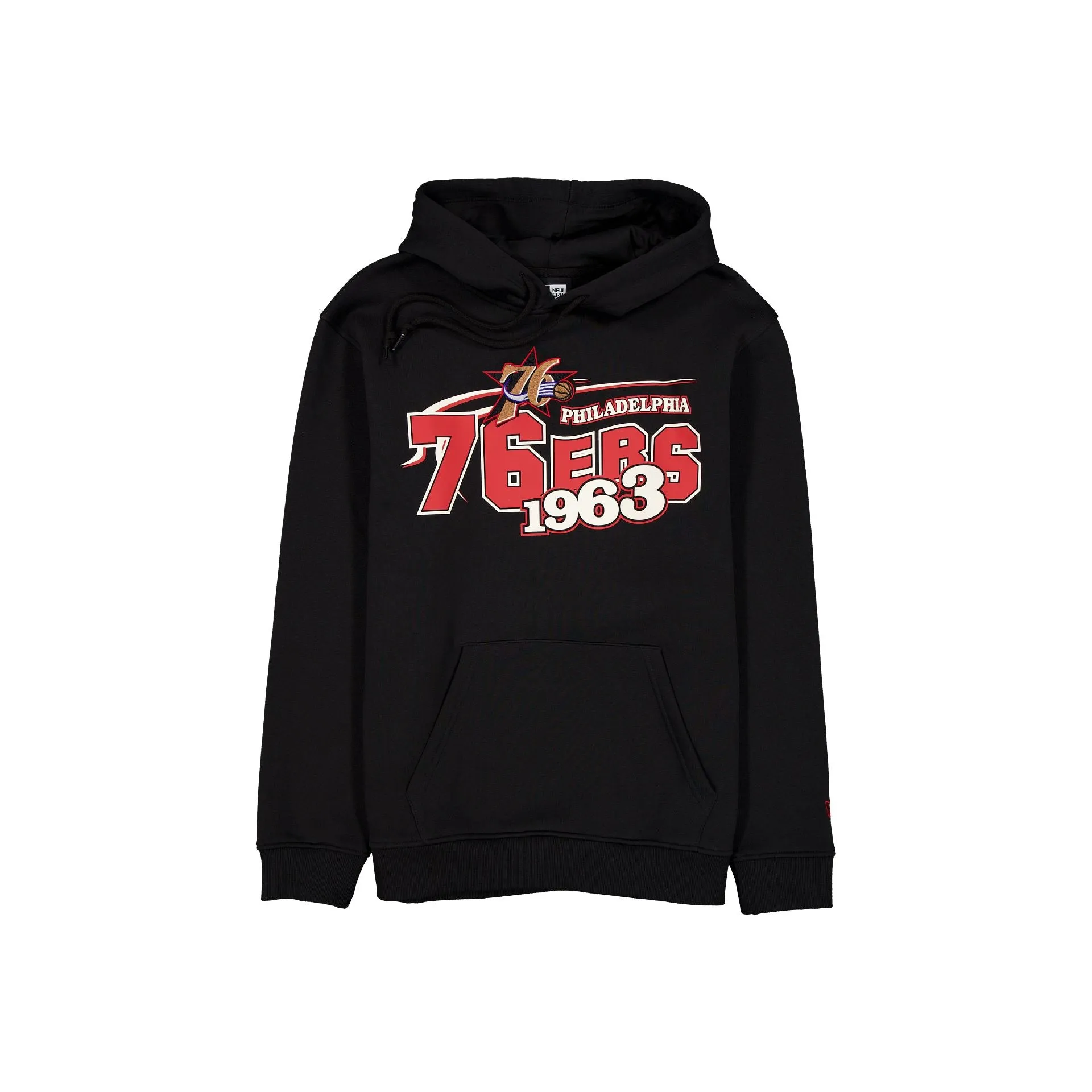 Philadelphia 76ers Retro Black Hoodie sold by New Era