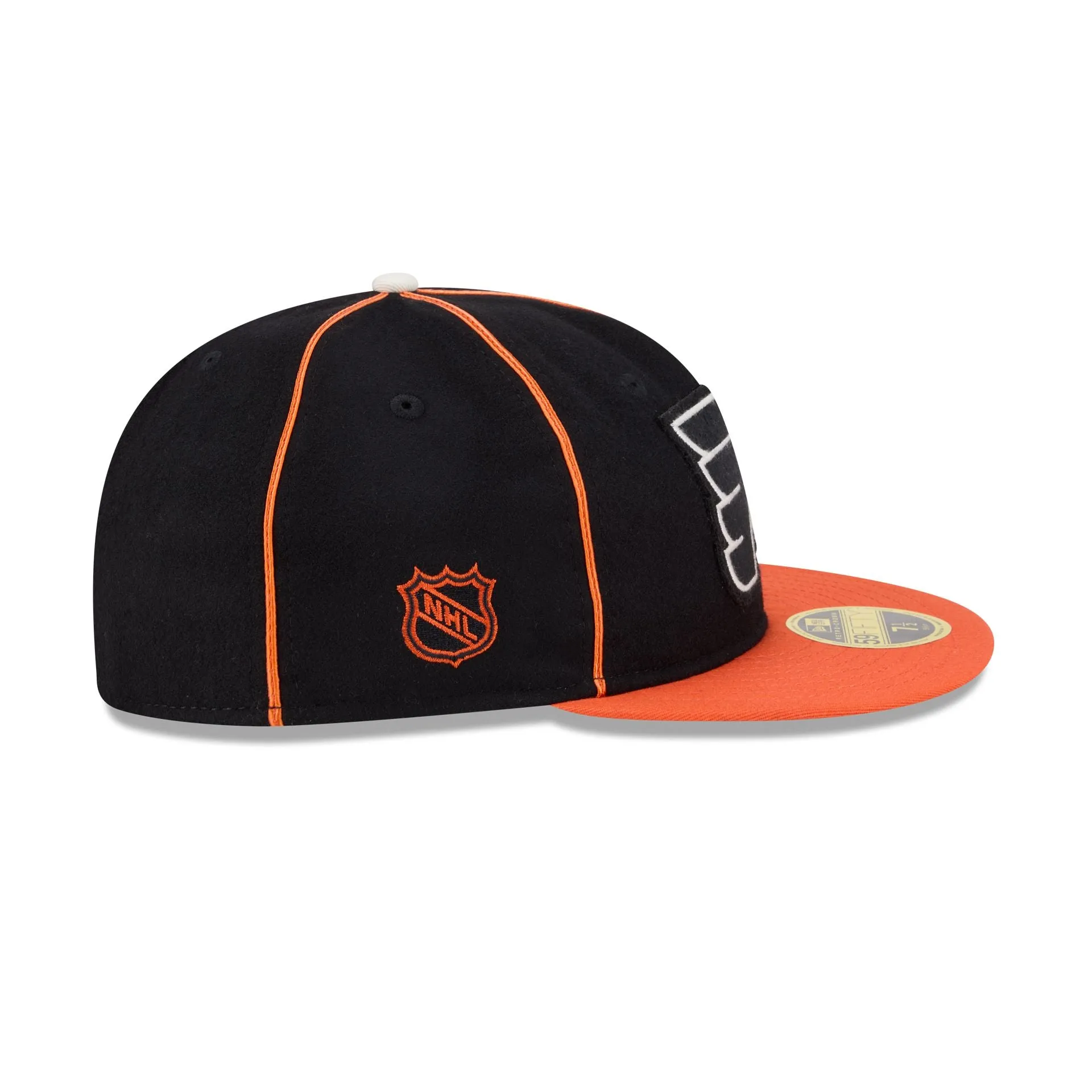 Philadelphia Flyers Felt Logo Retro Crown 59FIFTY Fitted Hat sold by New Era product image thumbnail 4