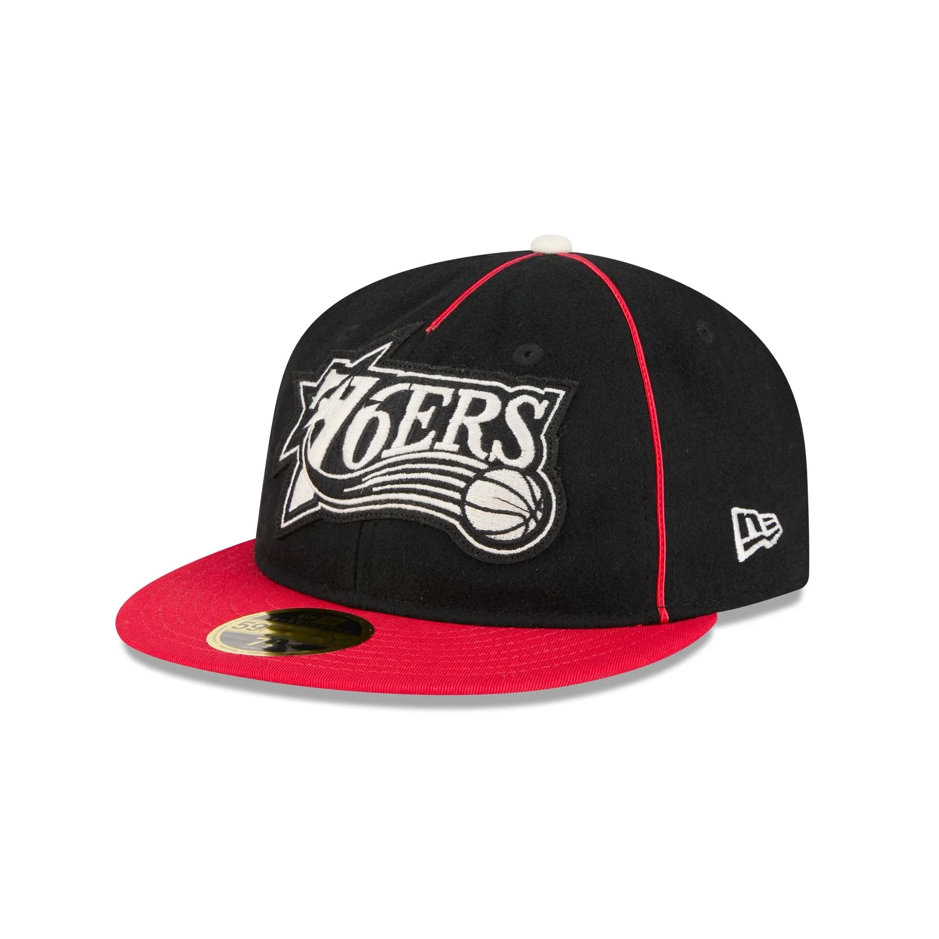 Philadelphia 76ers Felt Logo Retro Crown 59FIFTY Fitted Hat sold by New Era product image thumbnail 3