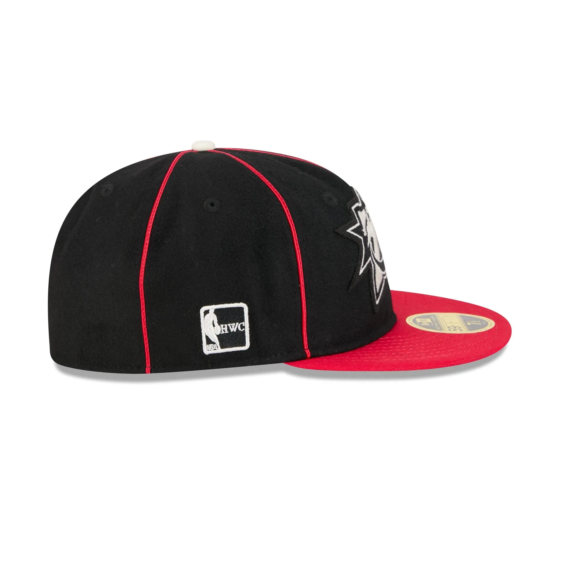 Philadelphia 76ers Felt Logo Retro Crown 59FIFTY Fitted Hat sold by New Era product image thumbnail 4