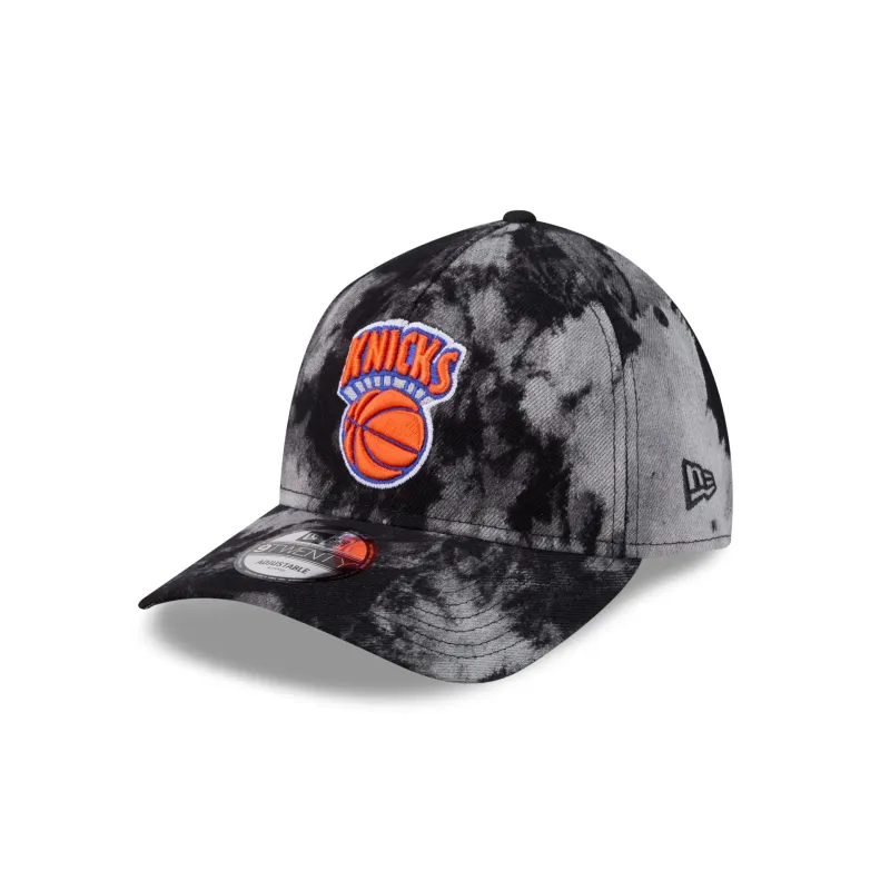New York Knicks Bleached Denim 9TWENTY A-Frame Adjustable Hat sold by New Era