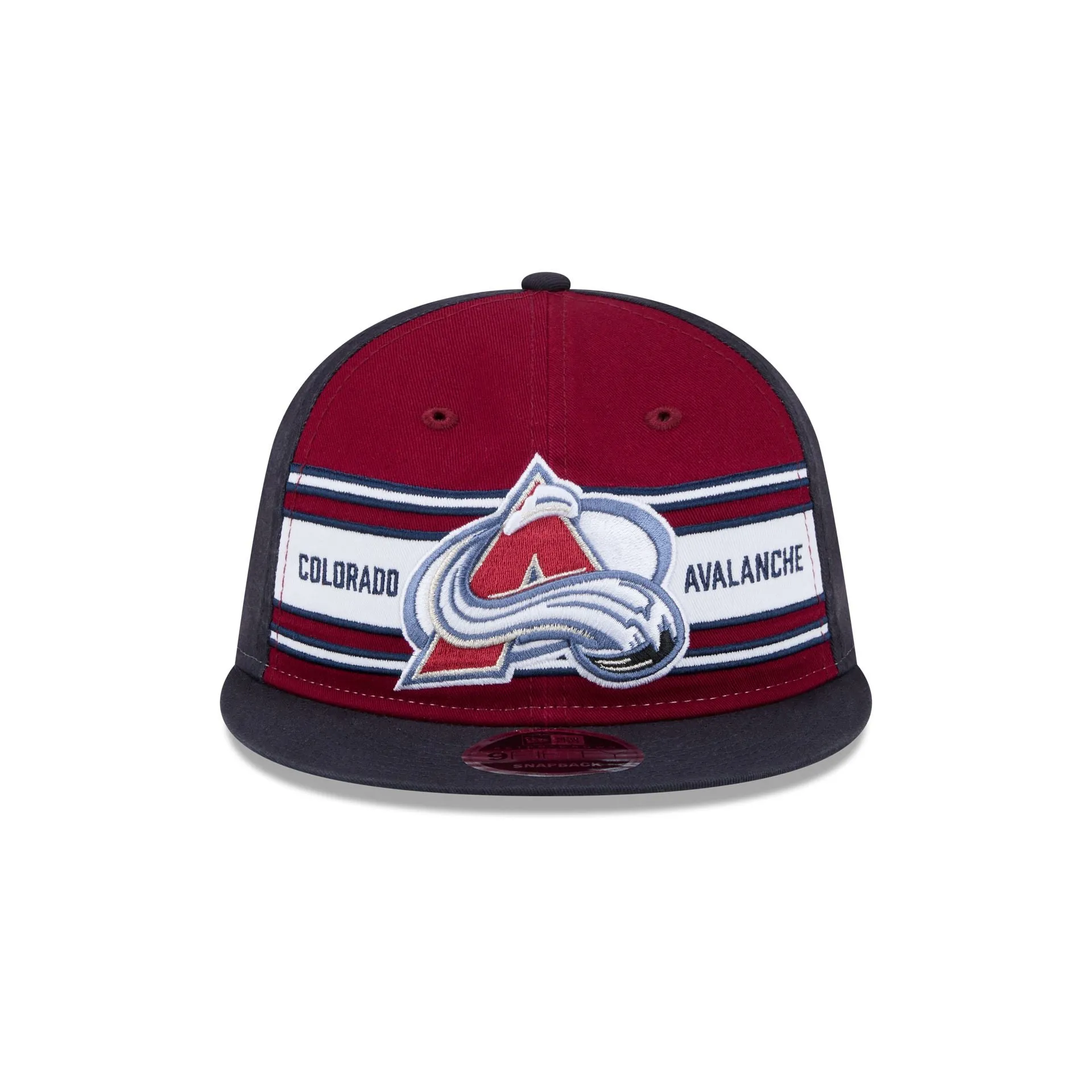 Colorado Avalanche Team Stripes Retro Crown 9FIFTY Snapback Hat sold by New Era product image thumbnail 2