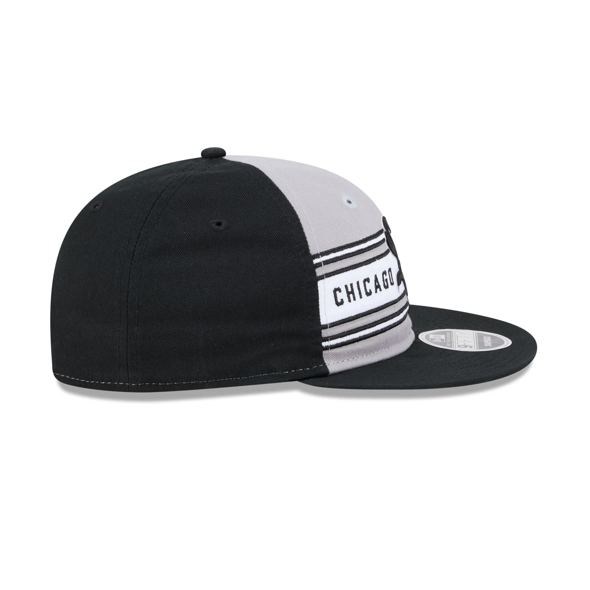 Chicago White Sox Team Stripes Retro Crown 9FIFTY Snapback Hat sold by New Era product image thumbnail 5