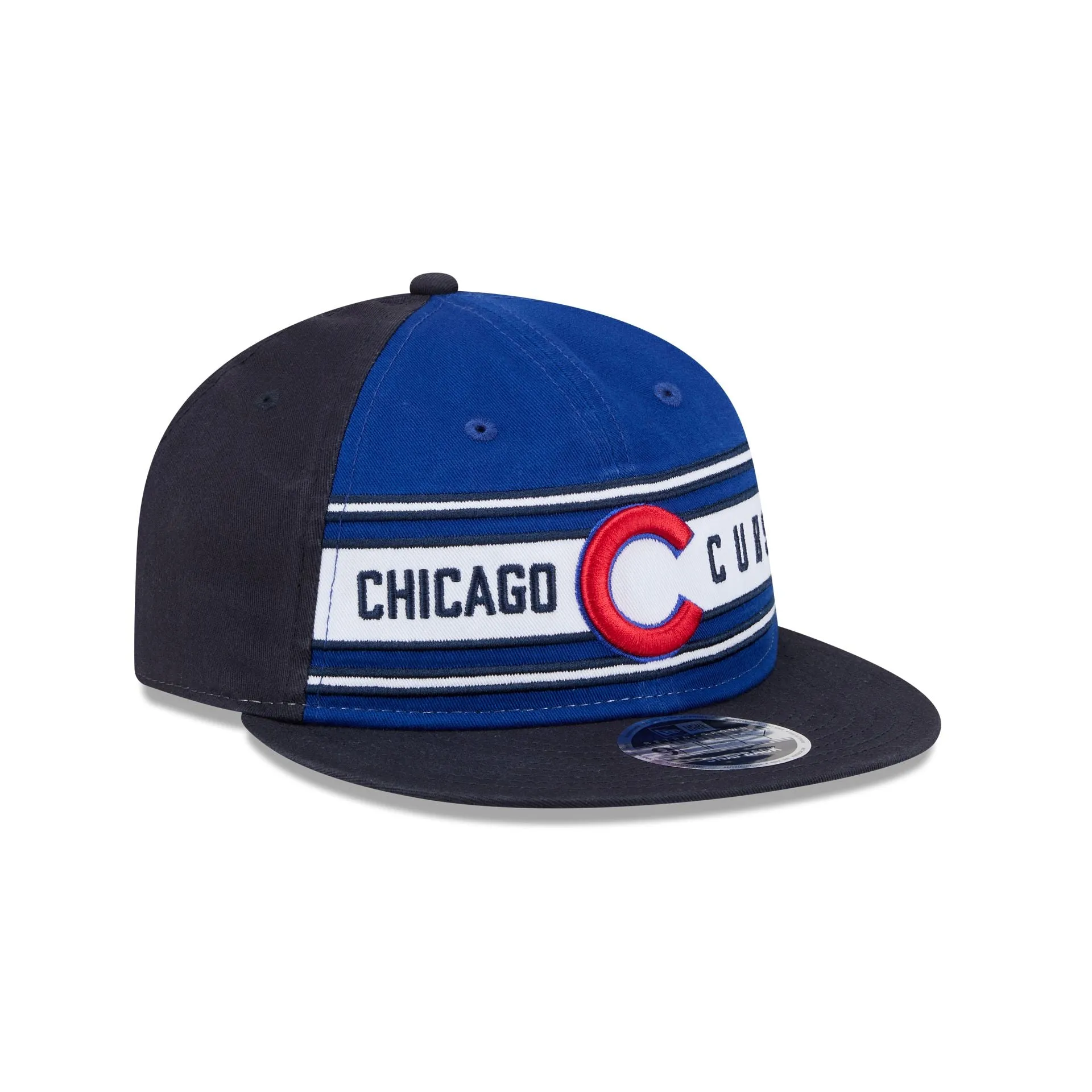 Chicago Cubs Team Stripes Retro Crown 9FIFTY Snapback Hat sold by New Era product image thumbnail 3