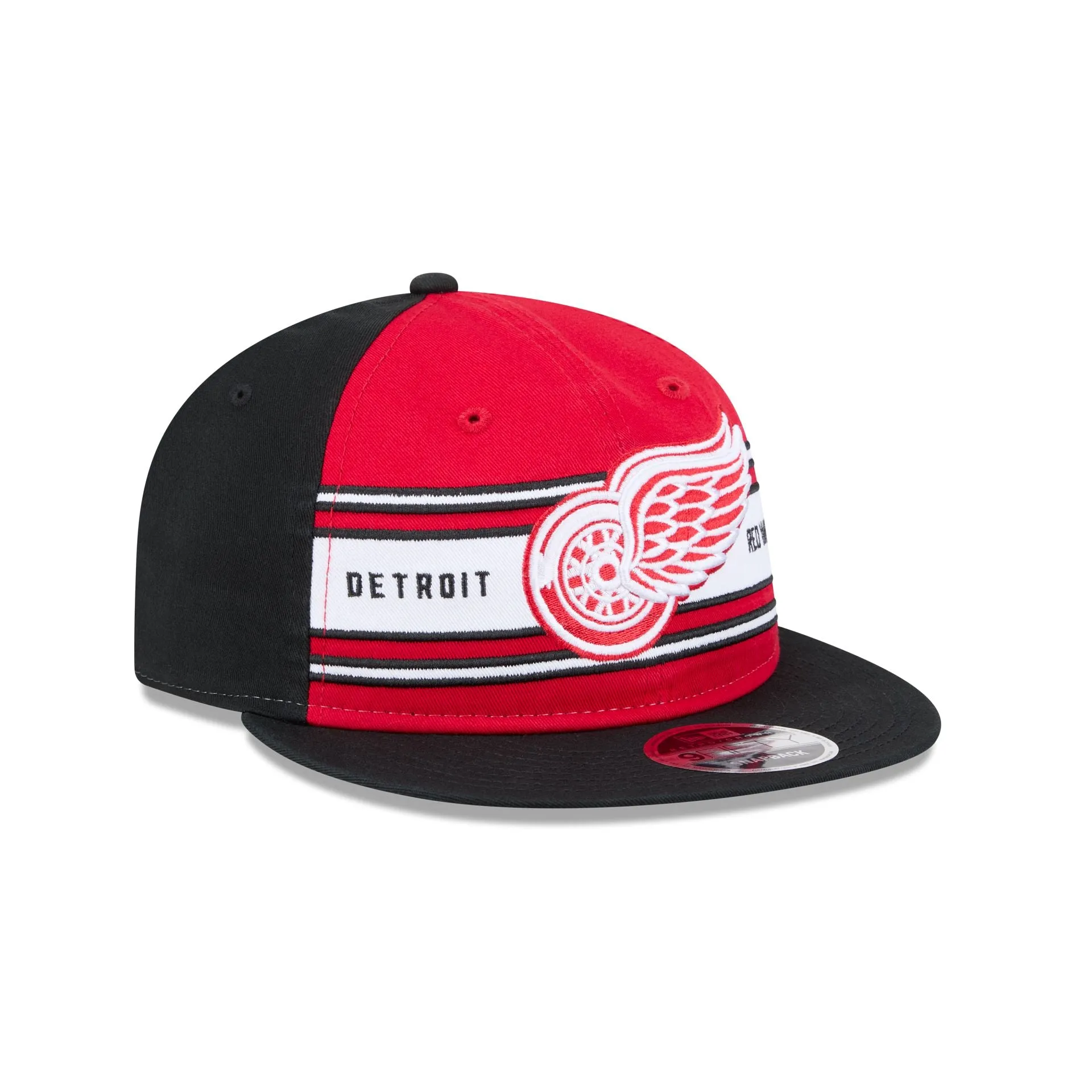 Detroit Red Wings Team Stripes Retro Crown 9FIFTY Snapback Hat sold by New Era product image thumbnail 3