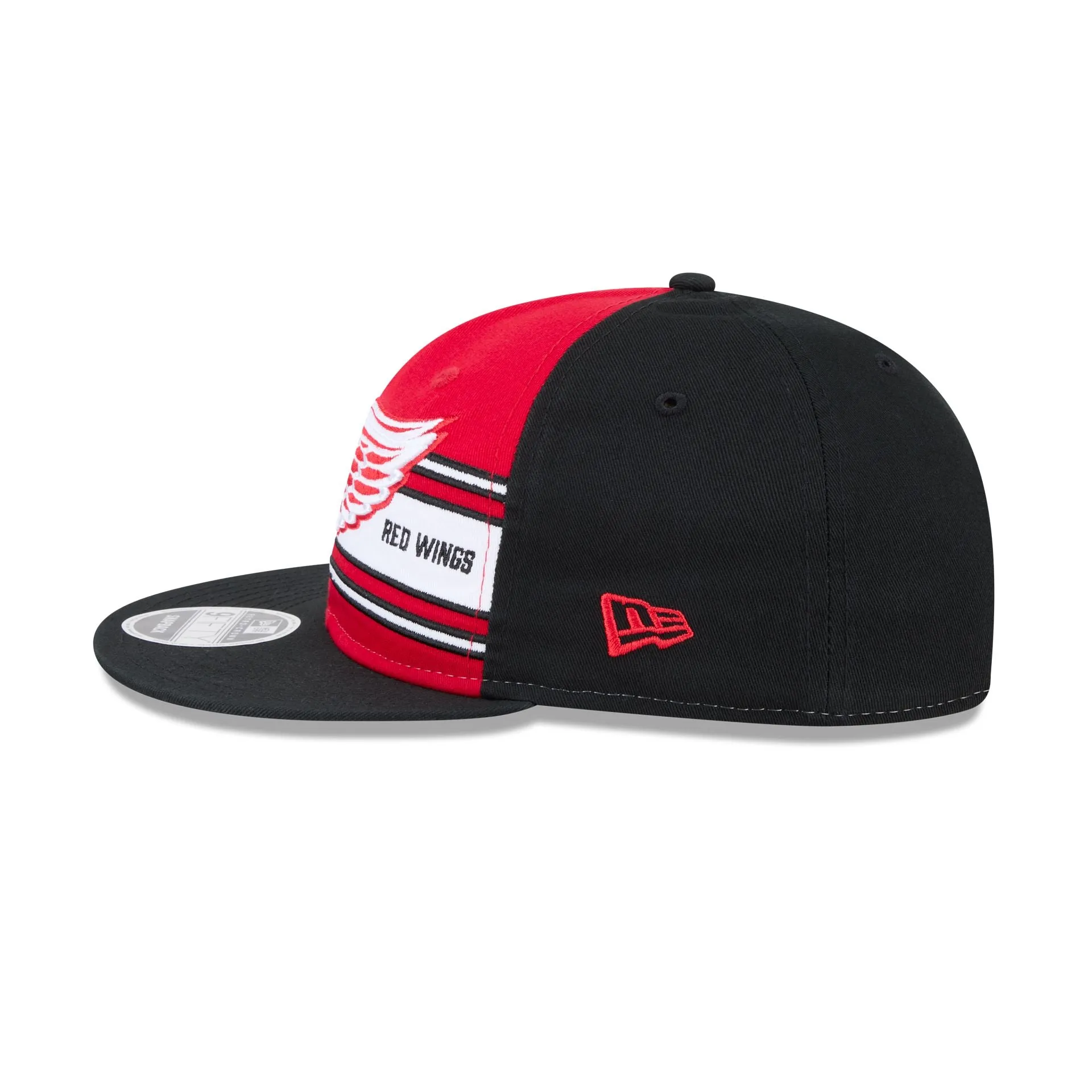 Detroit Red Wings Team Stripes Retro Crown 9FIFTY Snapback Hat sold by New Era product image thumbnail 4