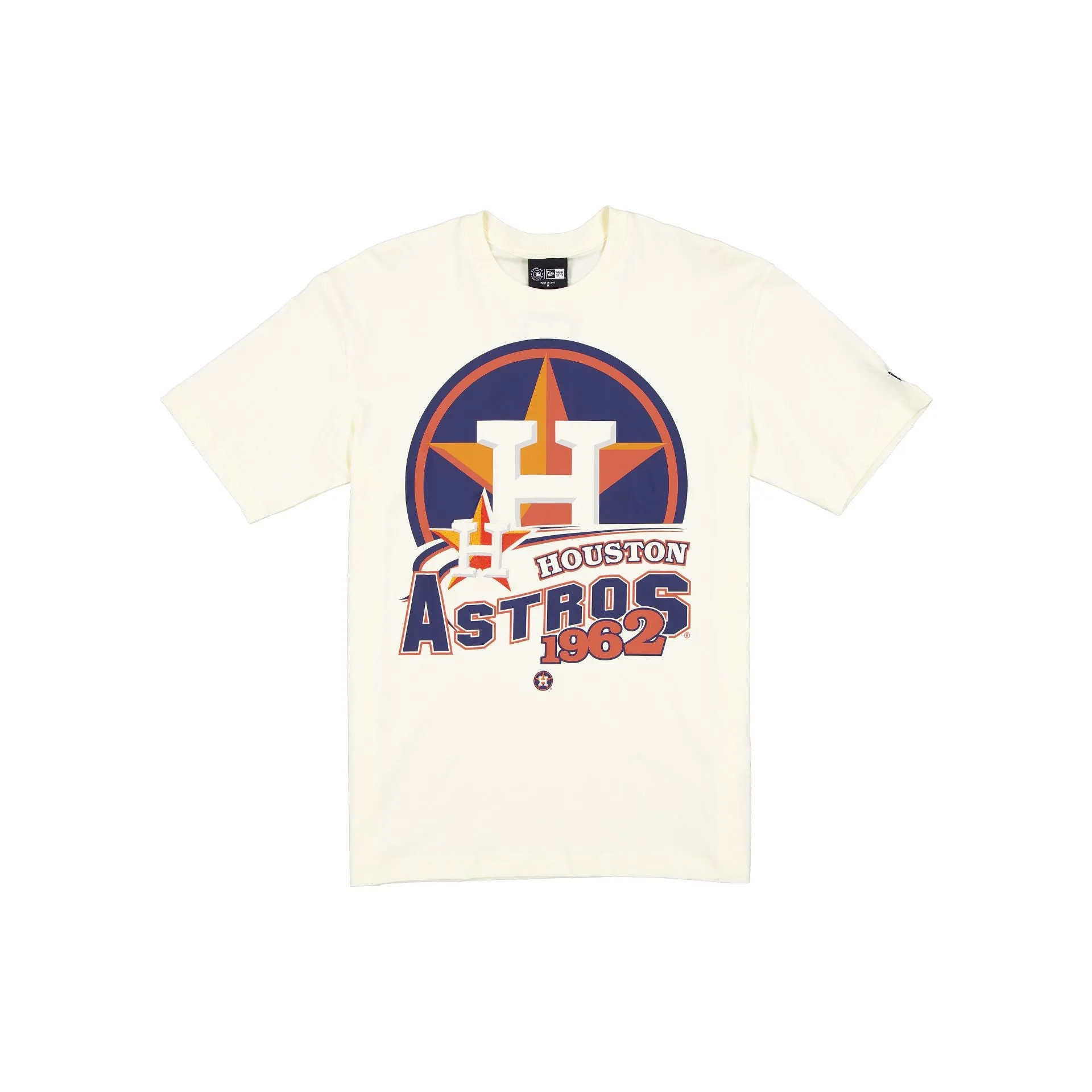 Houston Astros Retro Chrome White T-Shirt sold by New Era