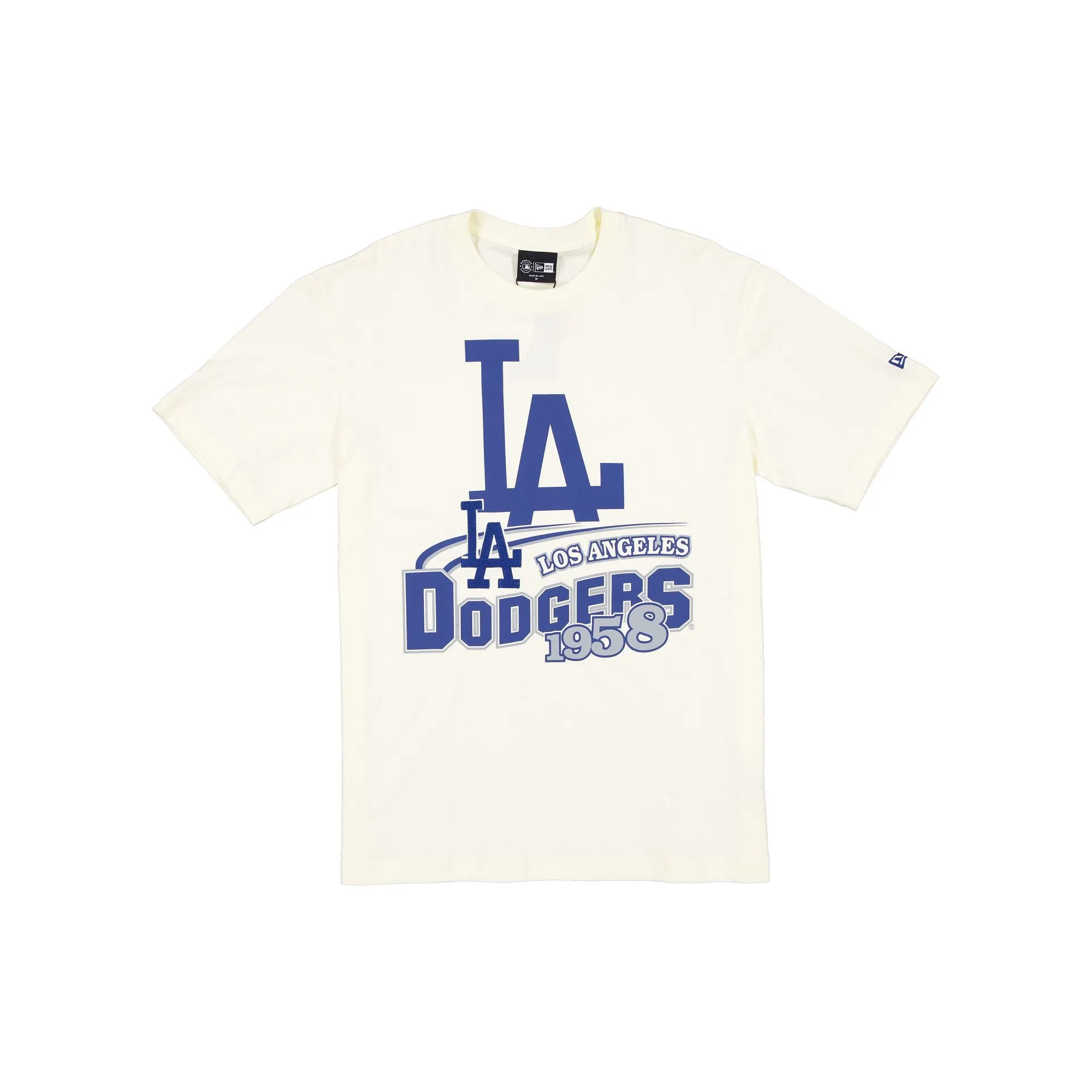 Los Angeles Dodgers Retro Chrome White T-Shirt sold by New Era