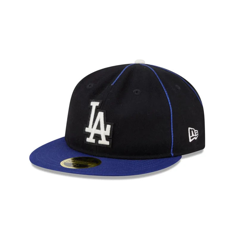 Los Angeles Dodgers Felt Logo Retro Crown 59FIFTY Fitted Hat sold by New Era