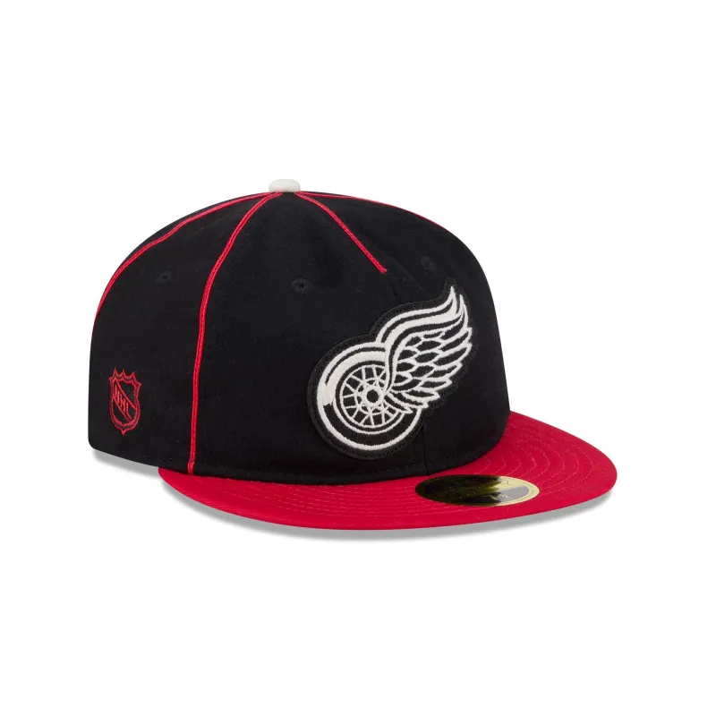 Detroit Red Wings Felt Logo Retro Crown 59FIFTY Fitted Hat sold by New Era