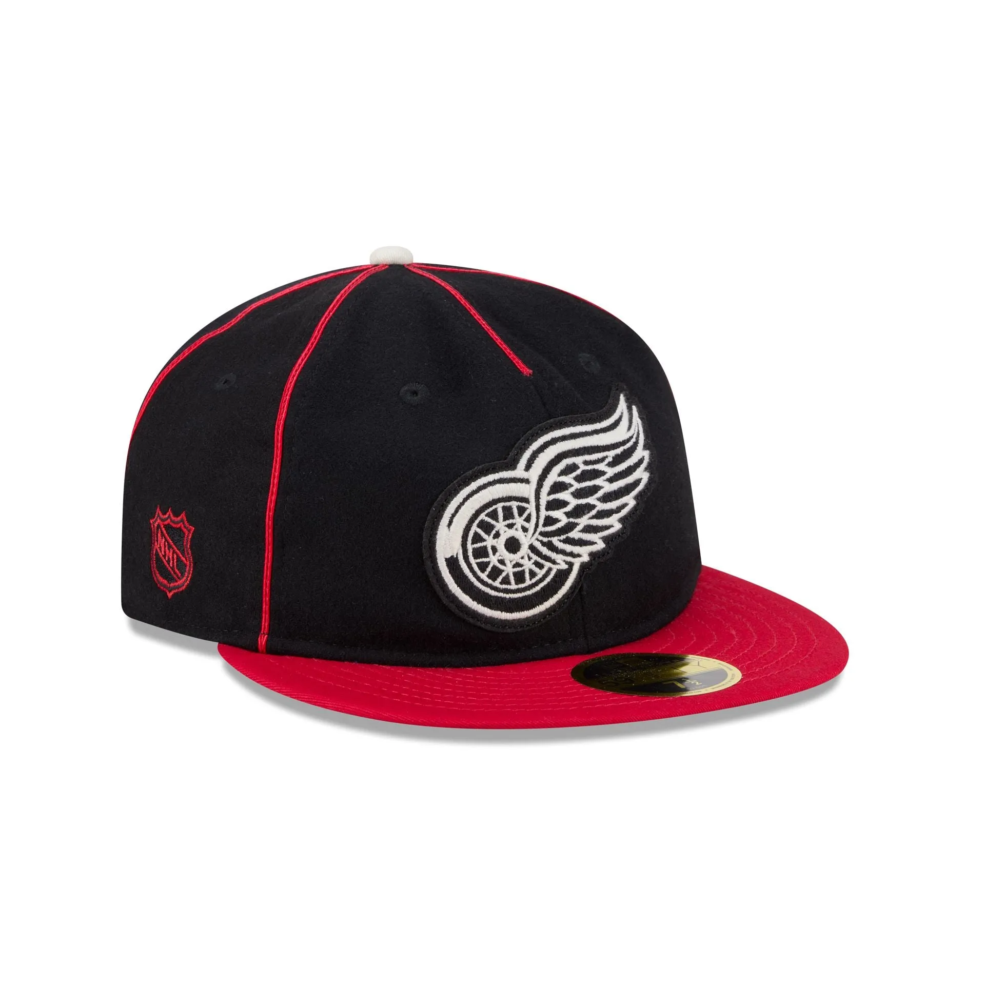 Detroit Red Wings Felt Logo Retro Crown 59FIFTY Fitted Hat sold by New Era
