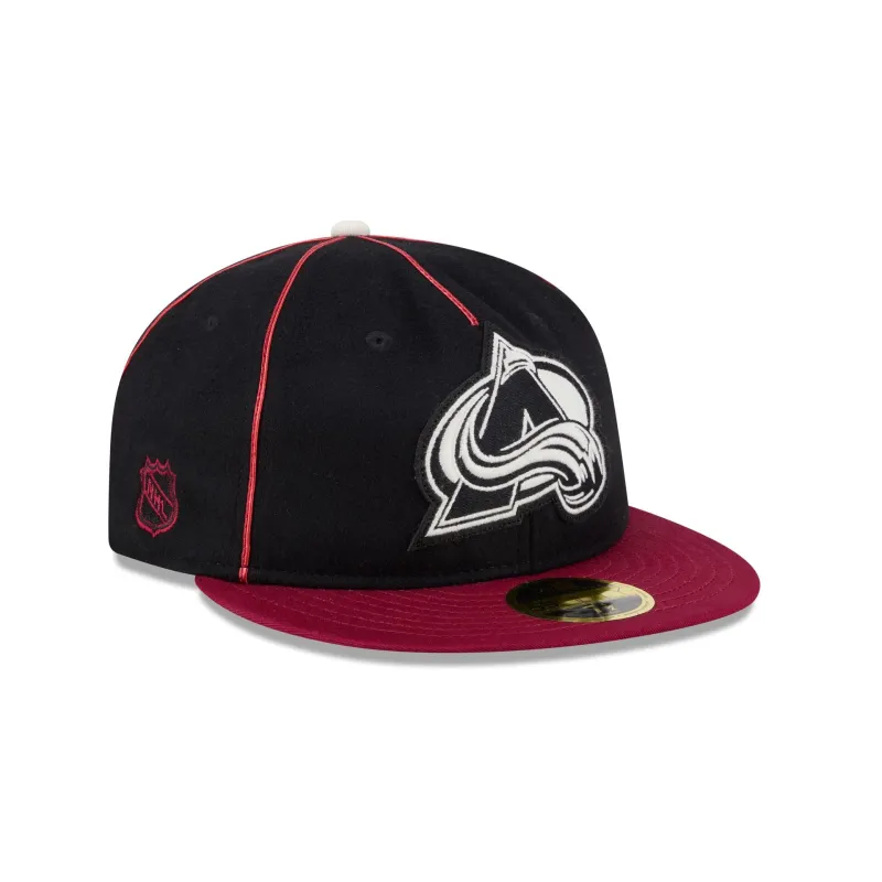 Colorado Avalanche Felt Logo Retro Crown 59FIFTY Fitted Hat sold by New Era