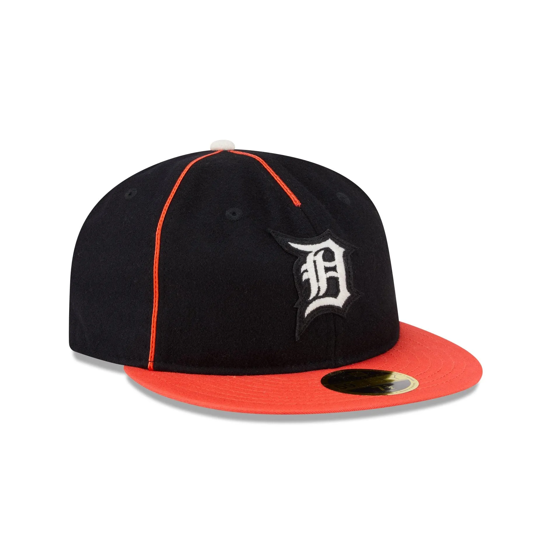 Detroit Tigers Felt Logo Retro Crown 59FIFTY Fitted Hat sold by New Era product image thumbnail 3