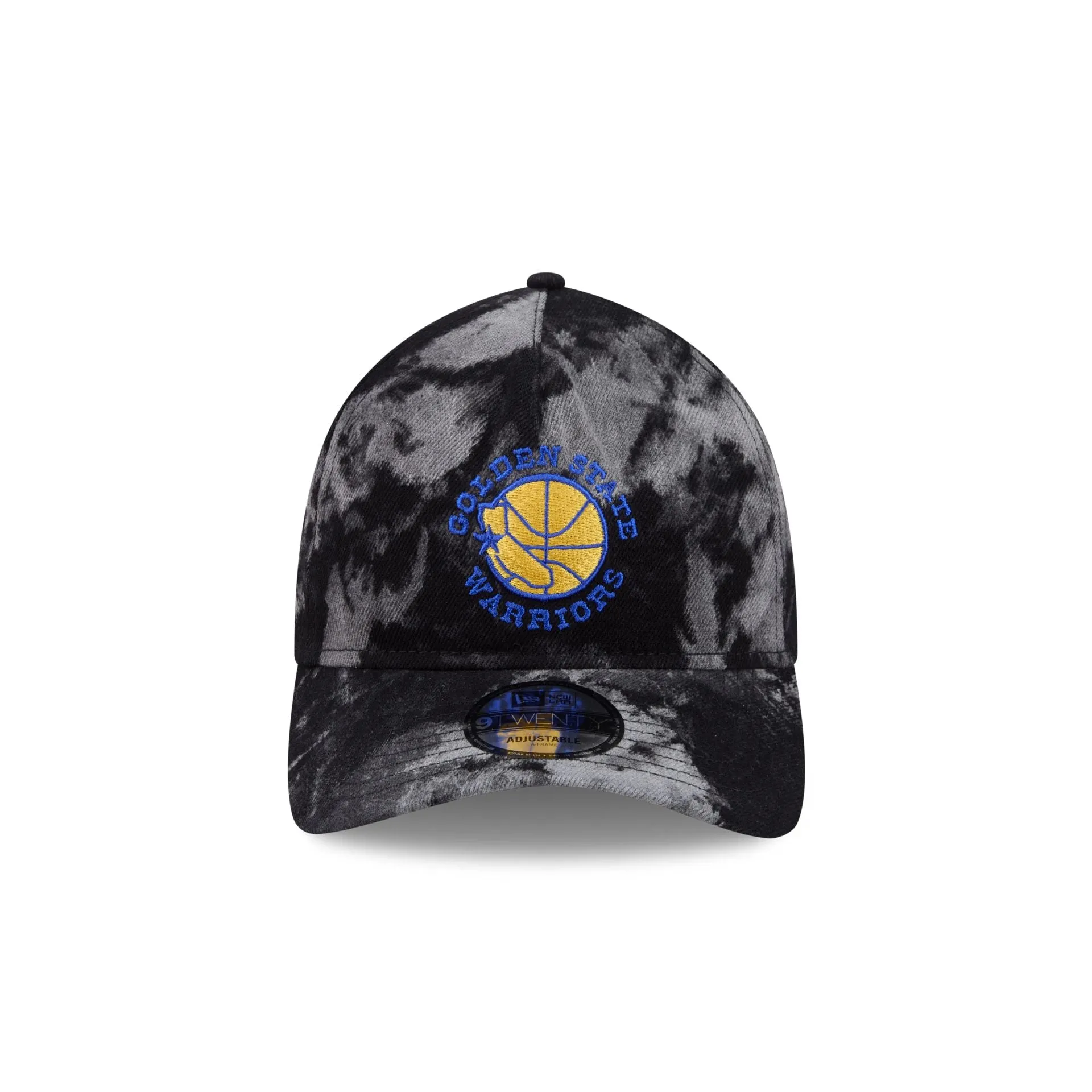 Golden State Warriors Bleached Denim 9TWENTY A-Frame Adjustable Hat sold by New Era product image thumbnail 2