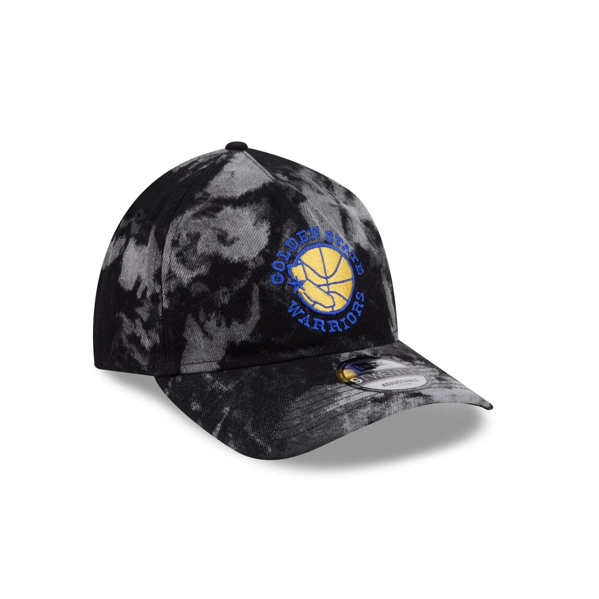 Golden State Warriors Bleached Denim 9TWENTY A-Frame Adjustable Hat sold by New Era product image thumbnail 3