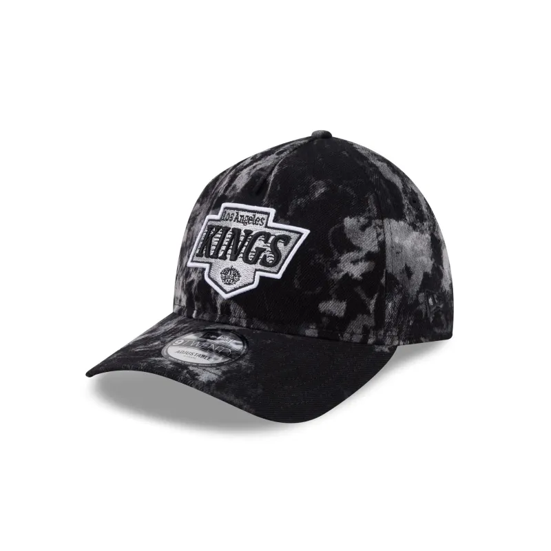 Los Angeles Kings Bleached Denim 9TWENTY A-Frame Adjustable Hat sold by New Era