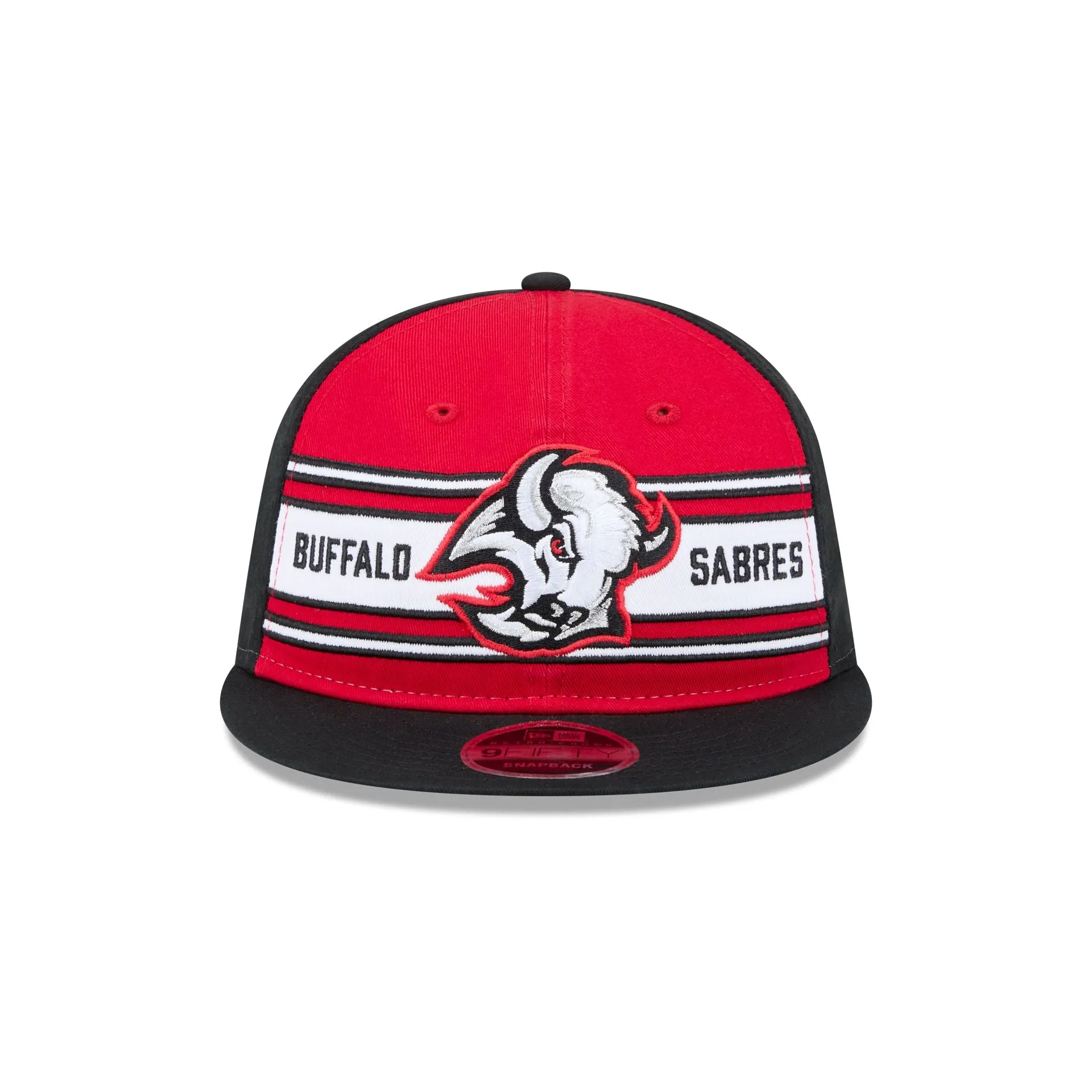 Buffalo Sabres Team Stripes Retro Crown 9FIFTY Snapback Hat sold by New Era product image thumbnail 2