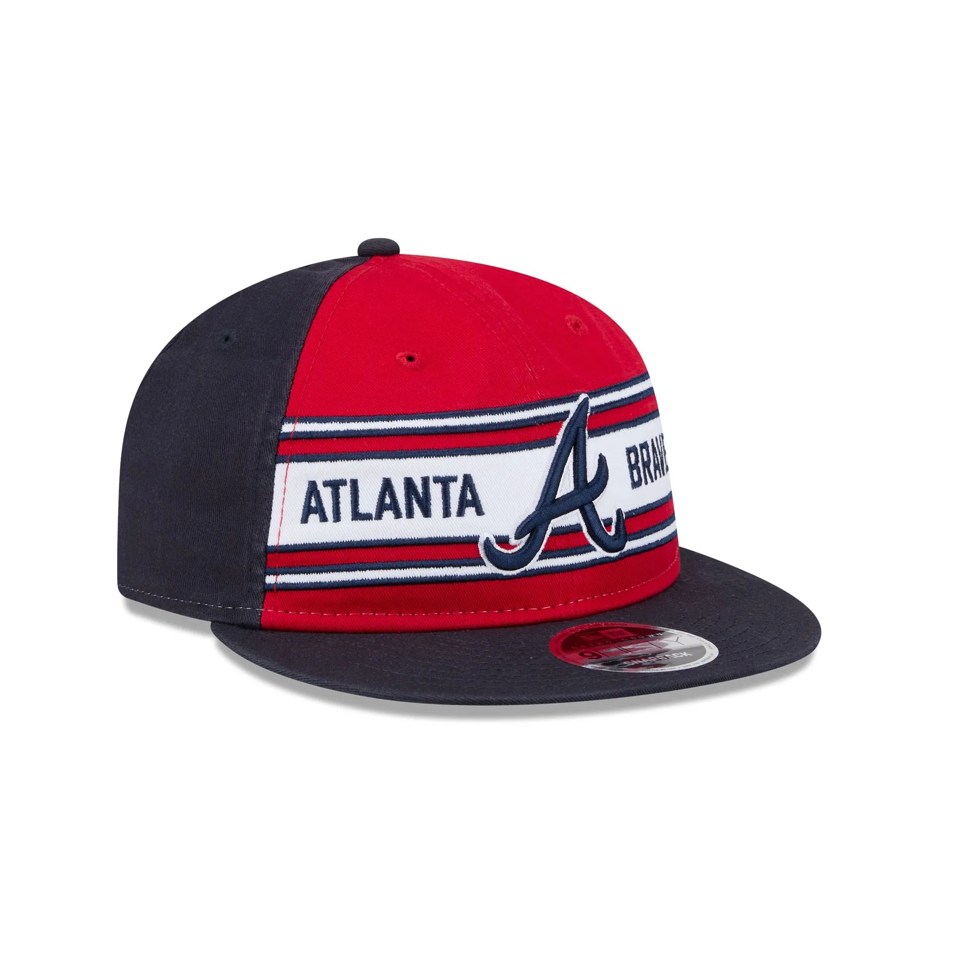 Atlanta Braves Team Stripes Retro Crown 9FIFTY Snapback Hat sold by New Era product image thumbnail 3